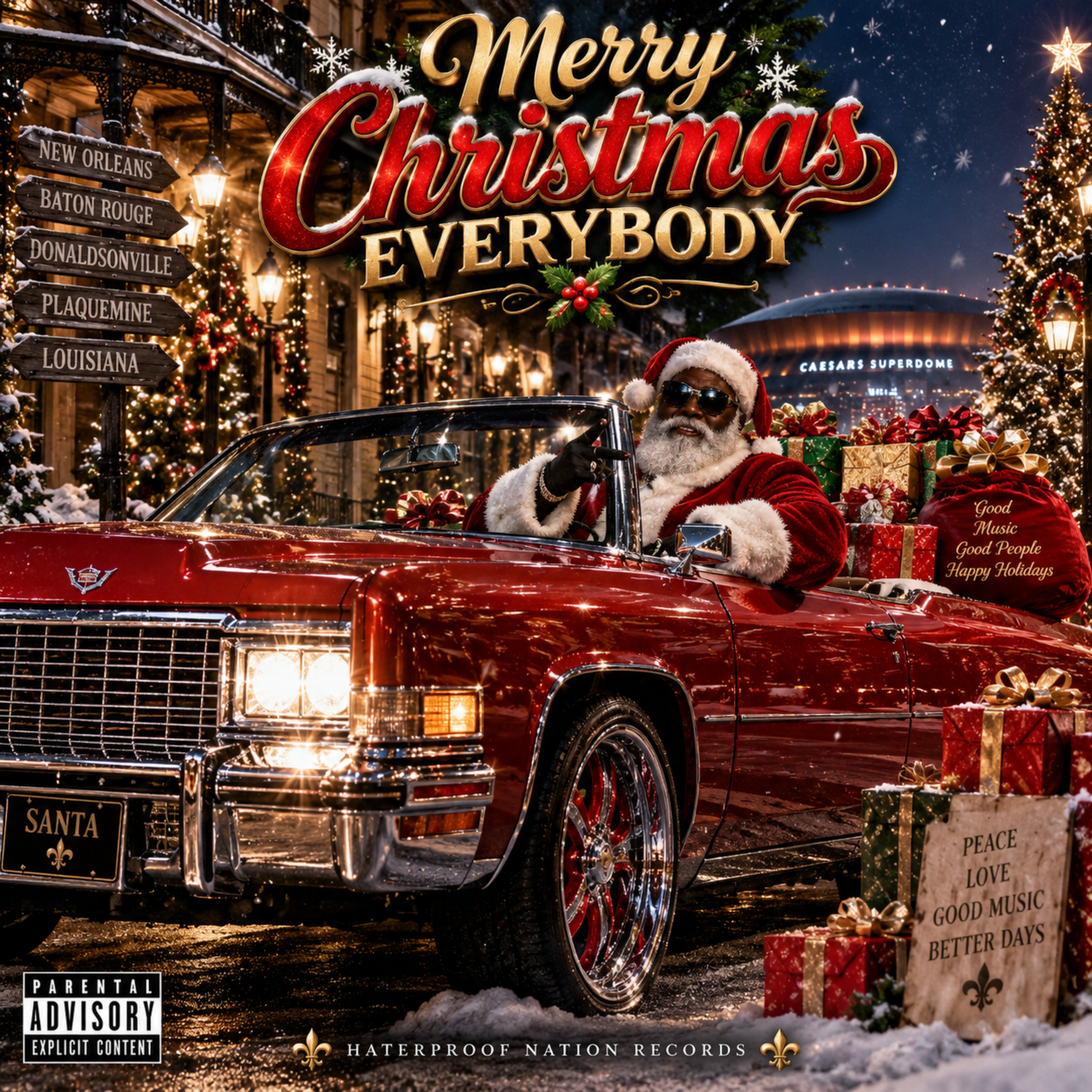 Merry Christmas Everybody by Haterproof Nation cover art