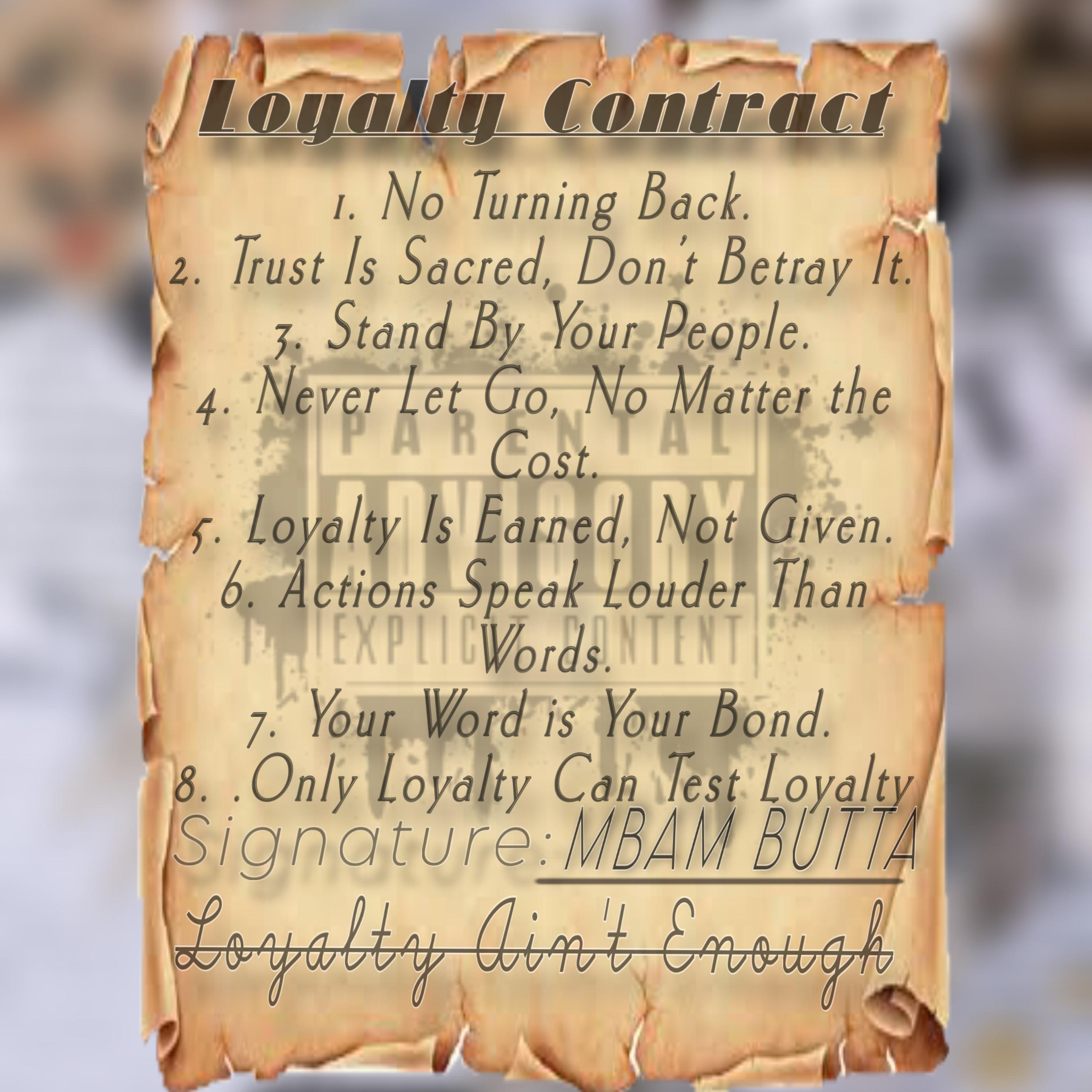 Loyalty Ain’t Enough by MBAM Butta cover art