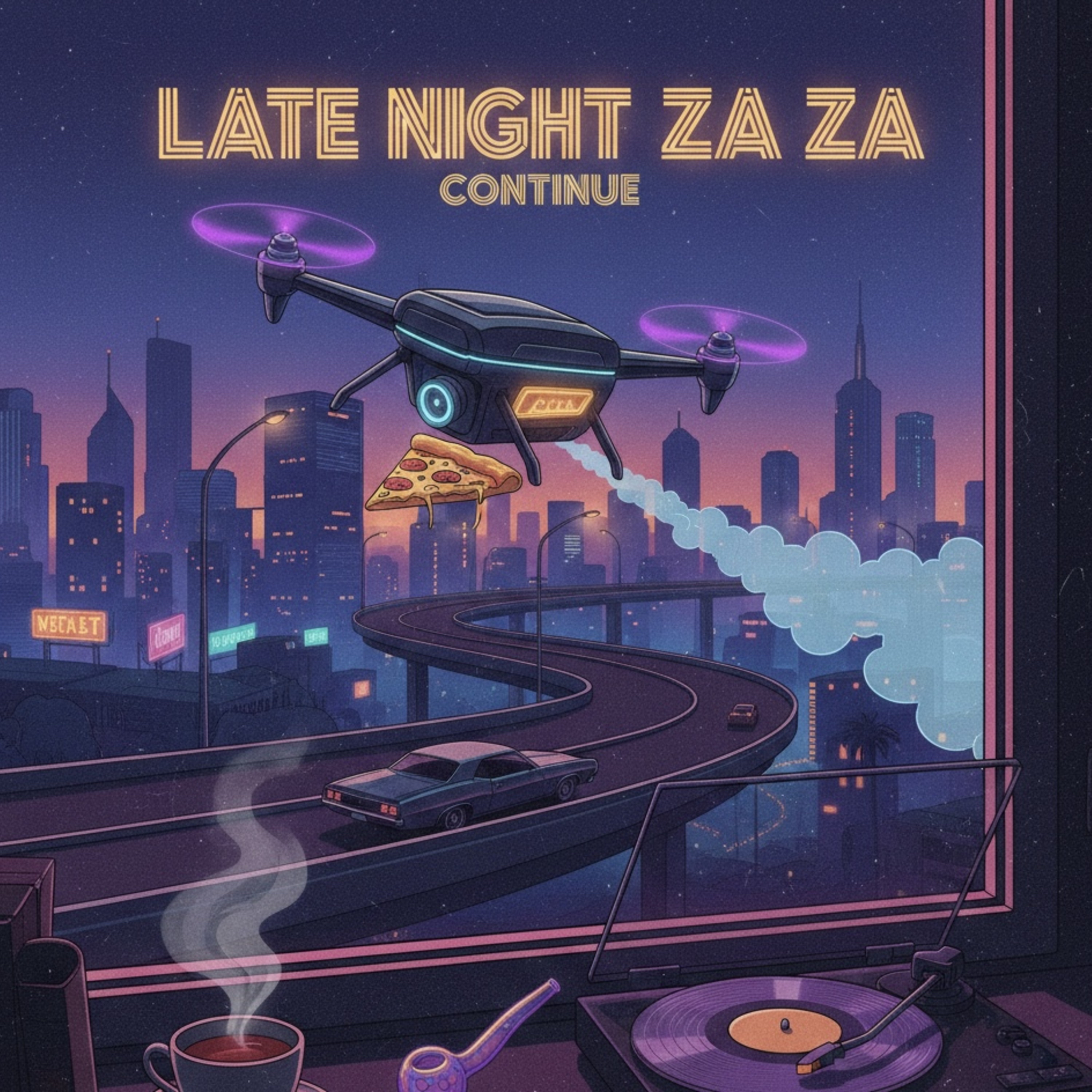 Late Night Za Za Continue artwork