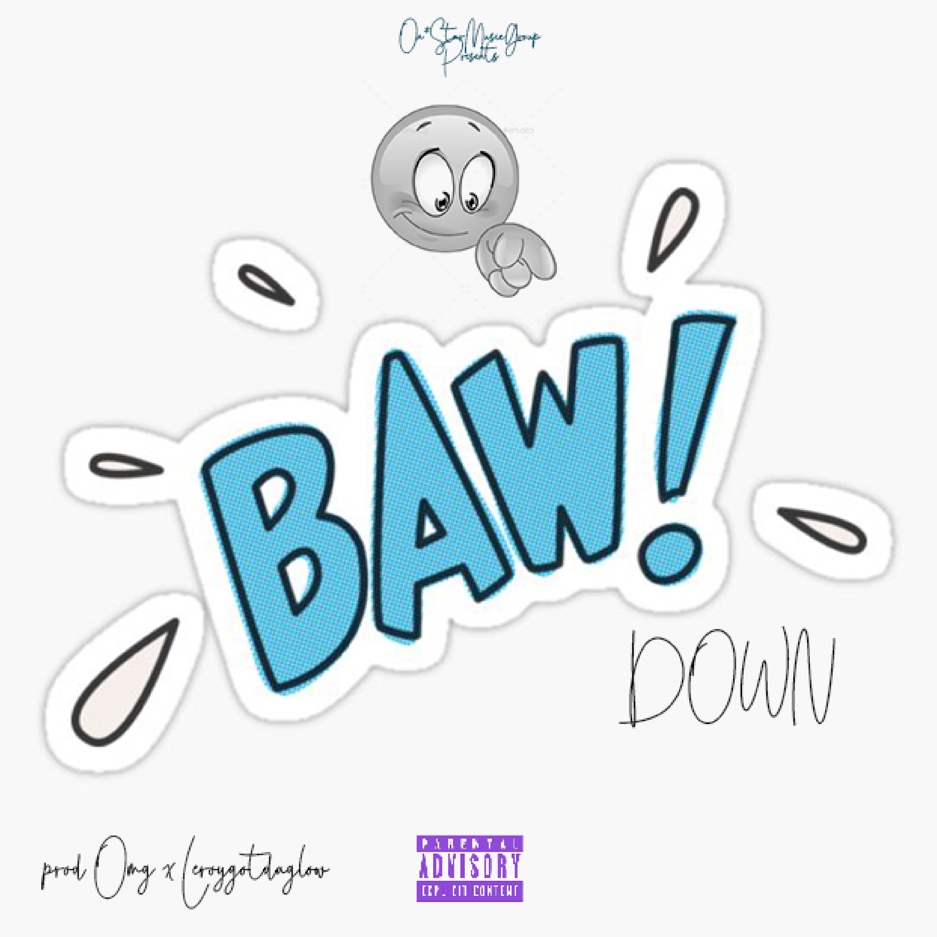 Baw! Down artwork