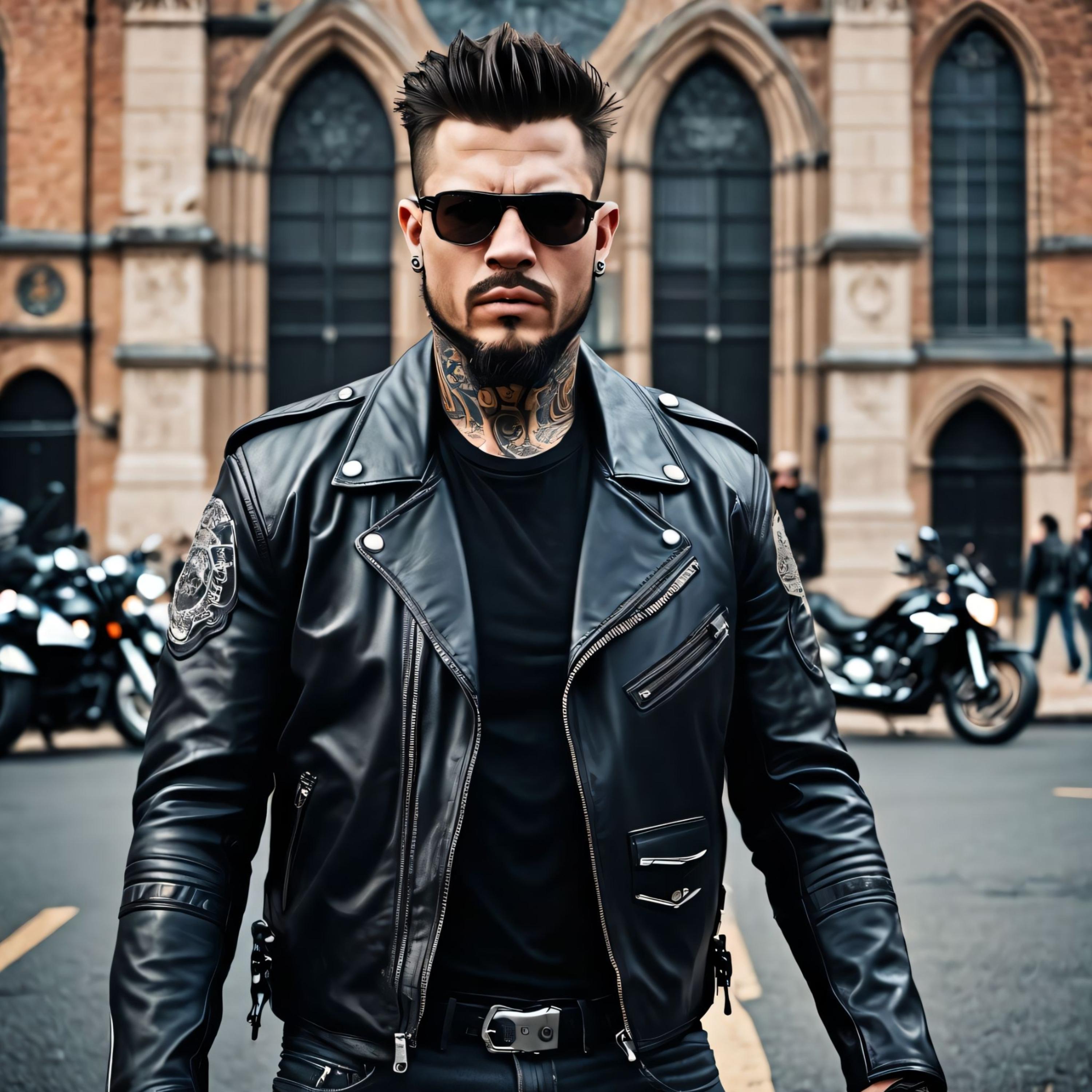 Leather artwork