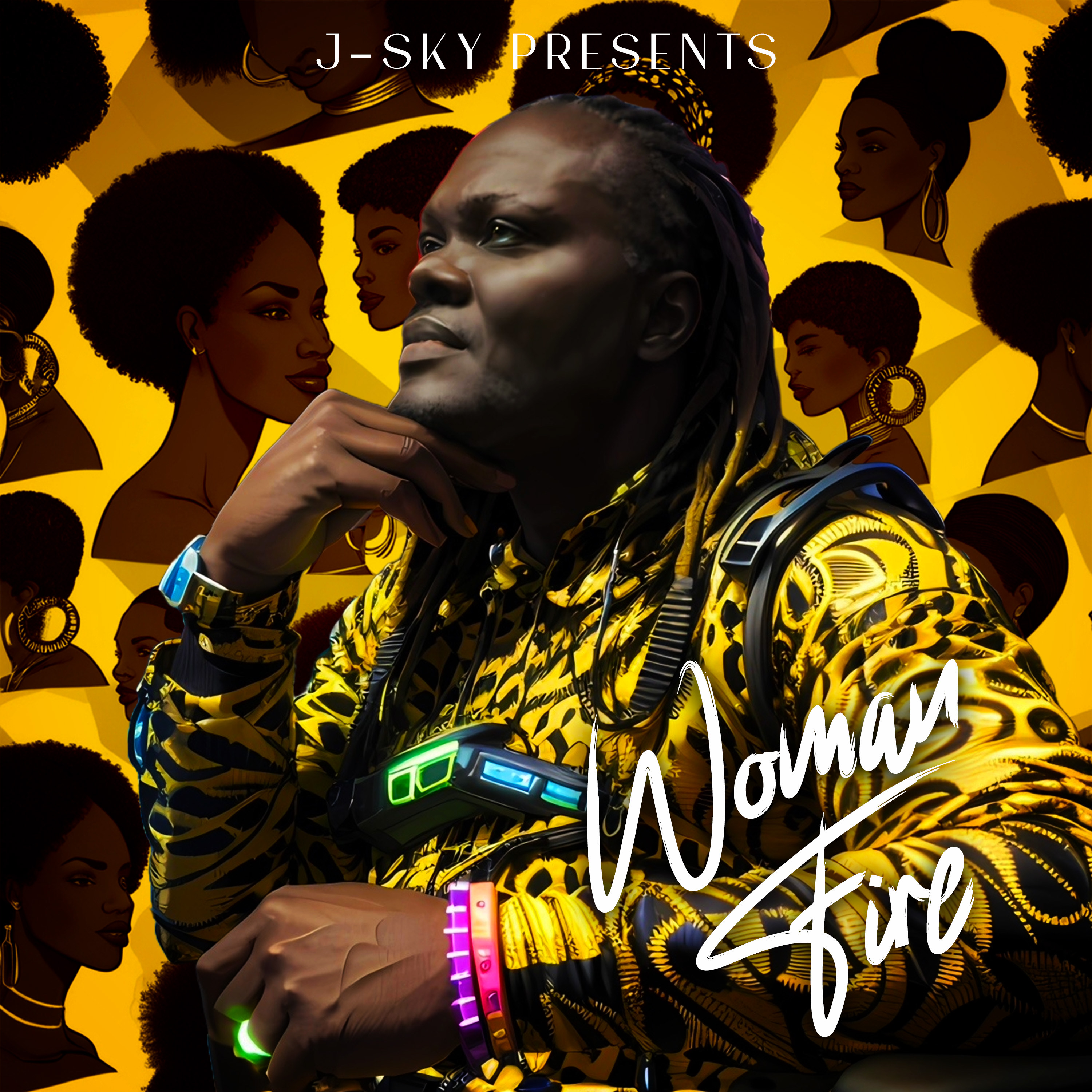 WOMAN FIRE artwork