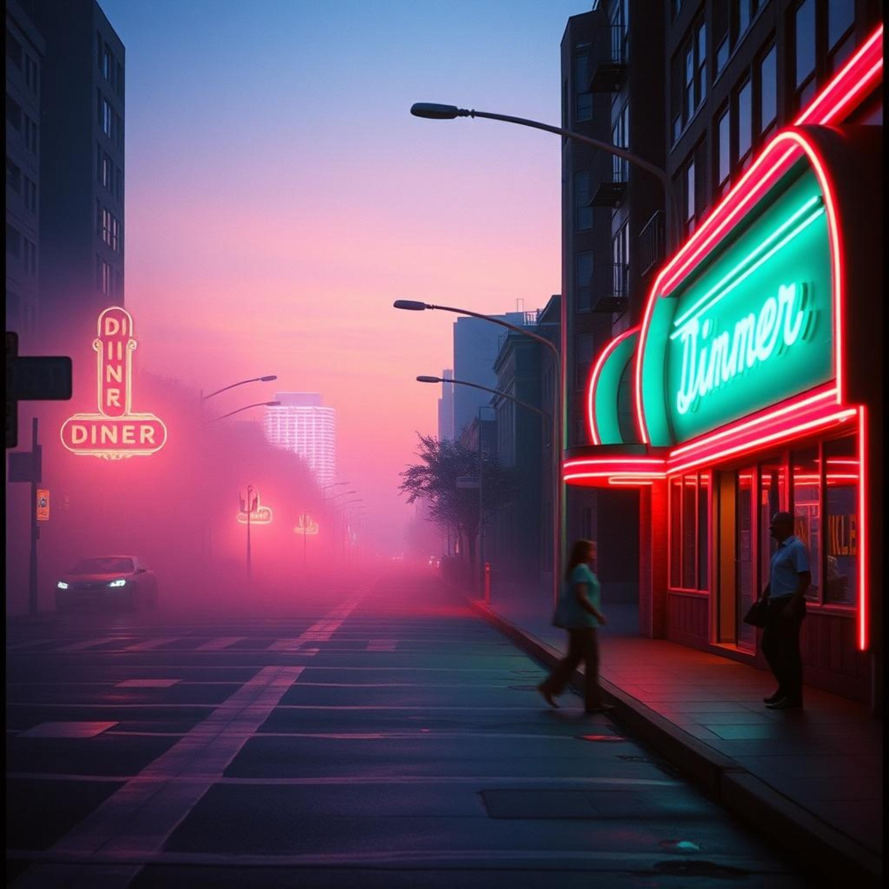 crimson street signs artwork