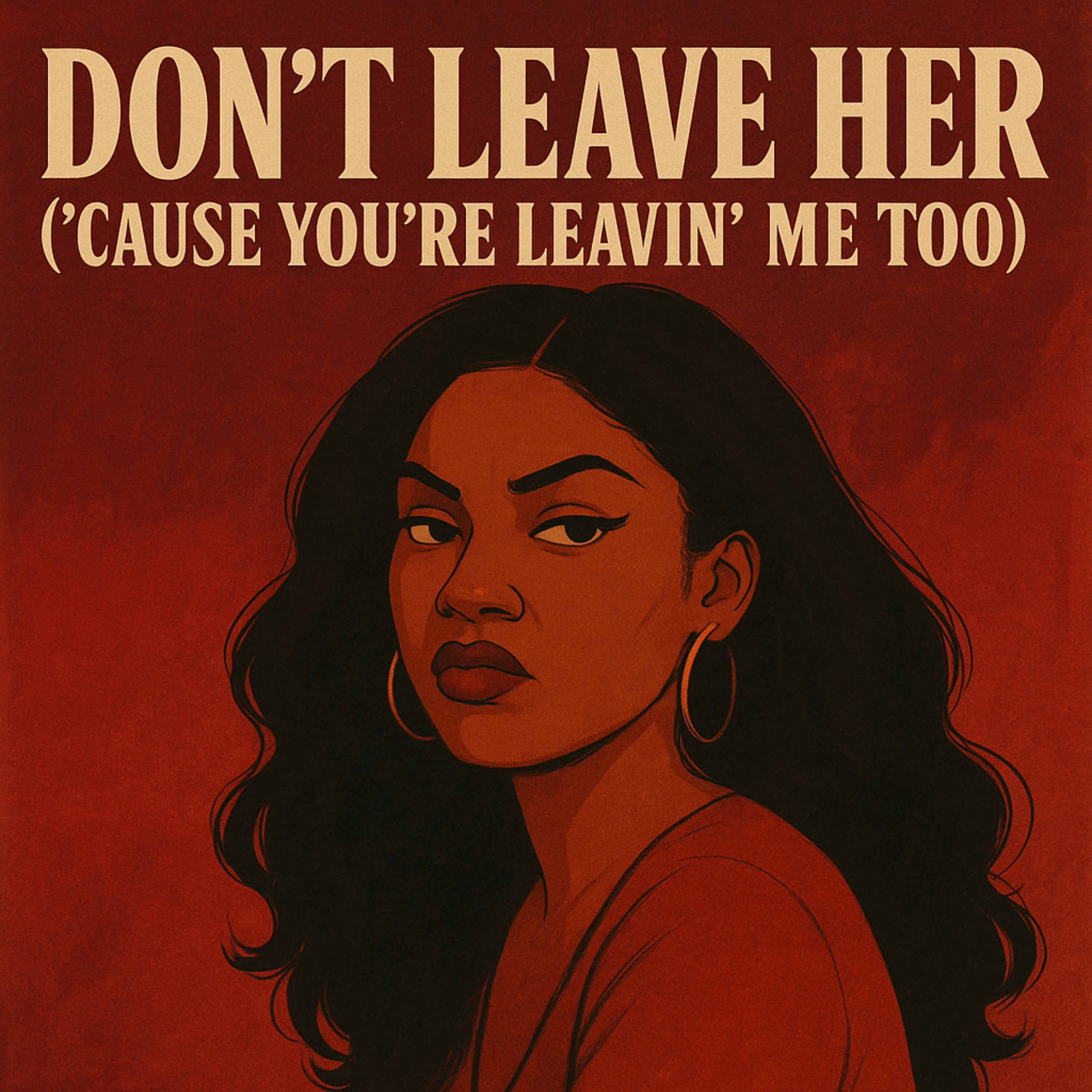 DON,T LEAVE HER artwork