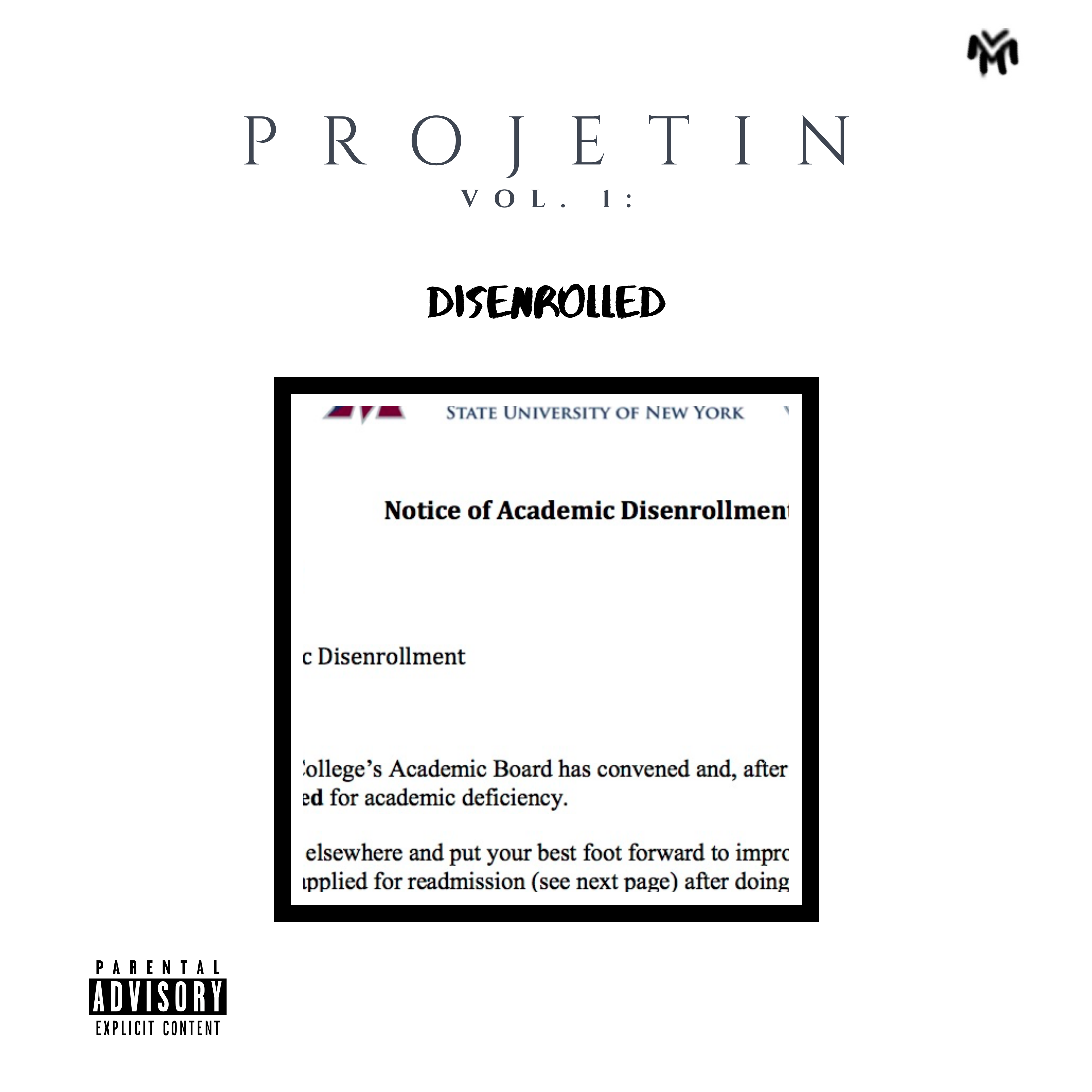 Projetin Vol.1: Disenrolled artwork