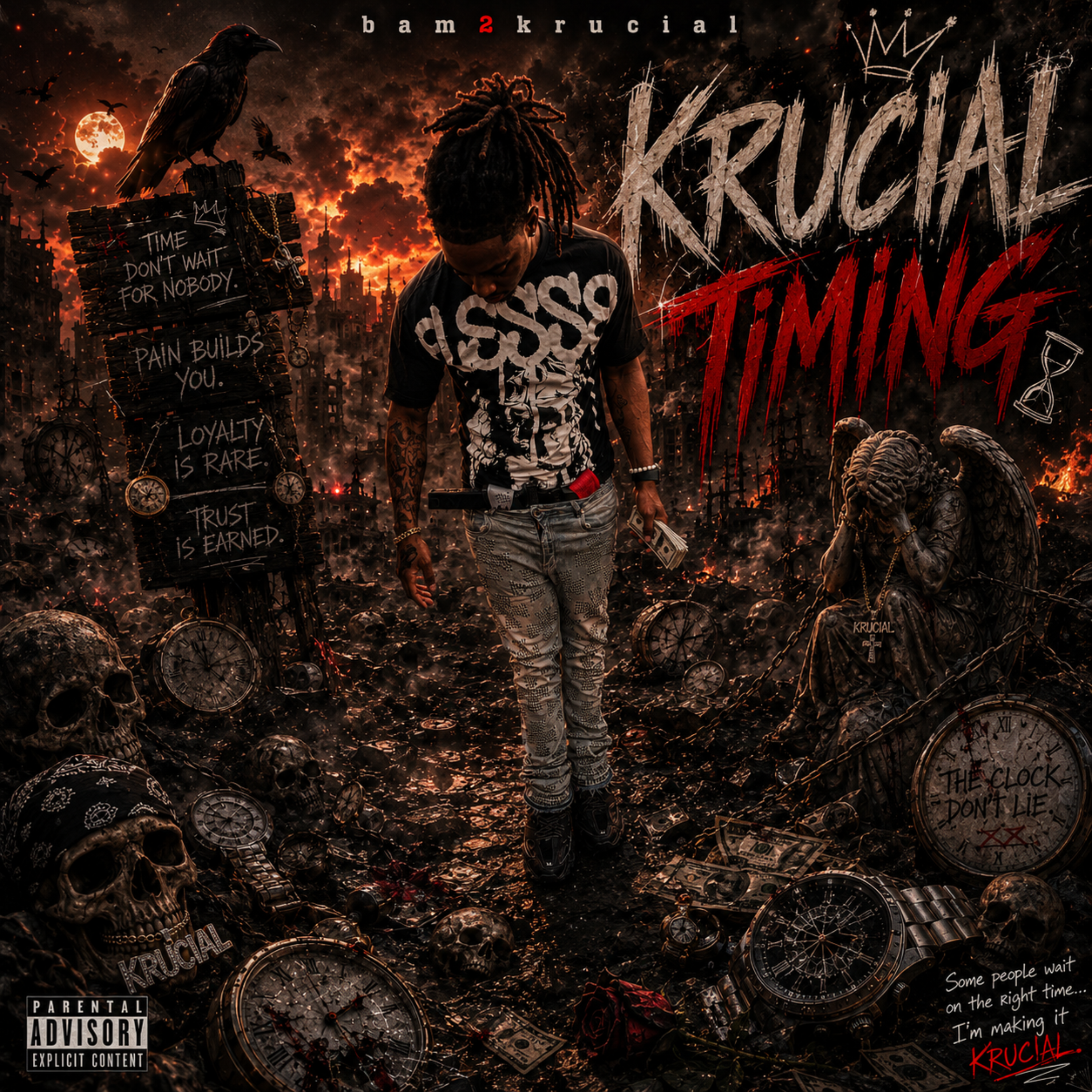 Krucial Timing by bam2Krucial cover art