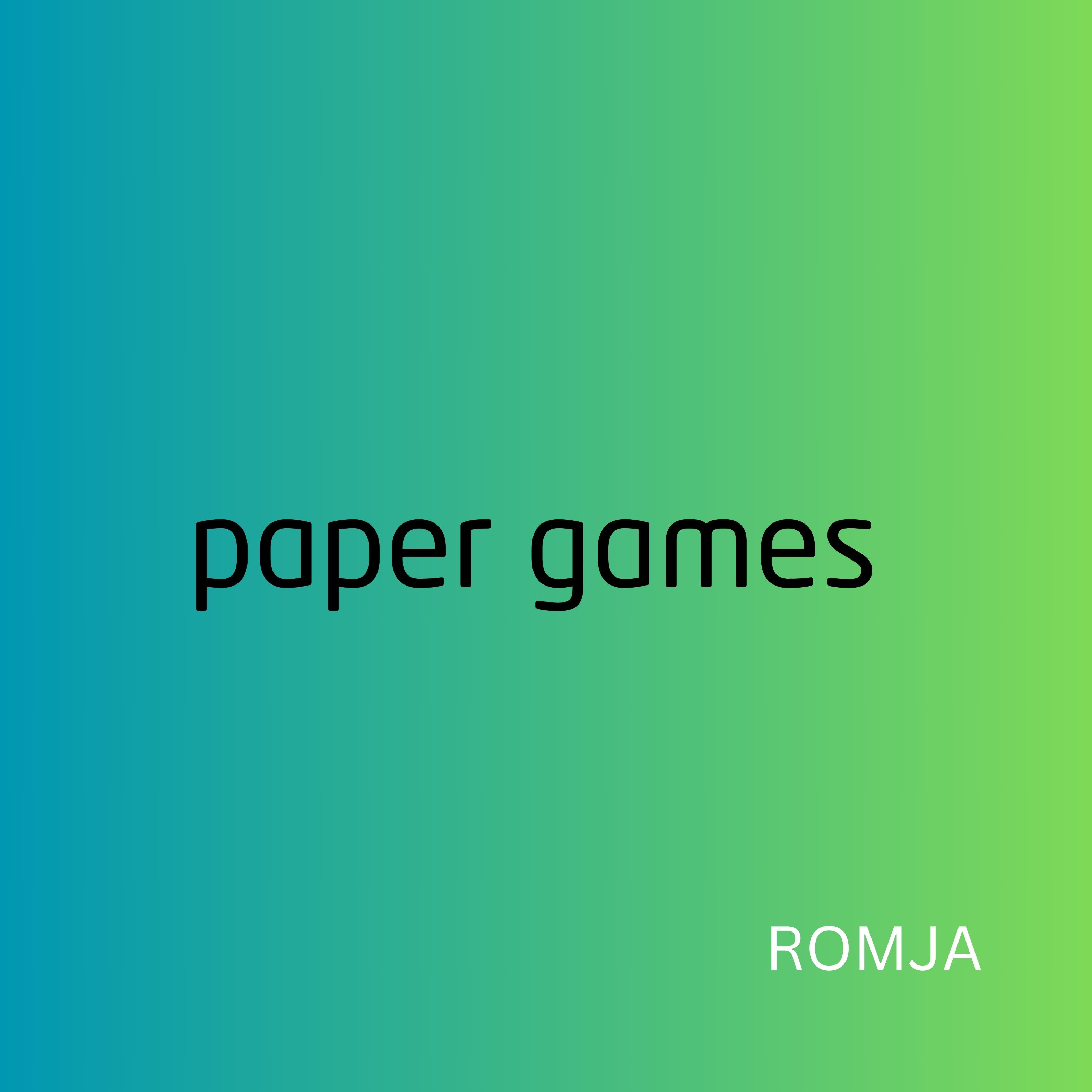 Paper Games artwork