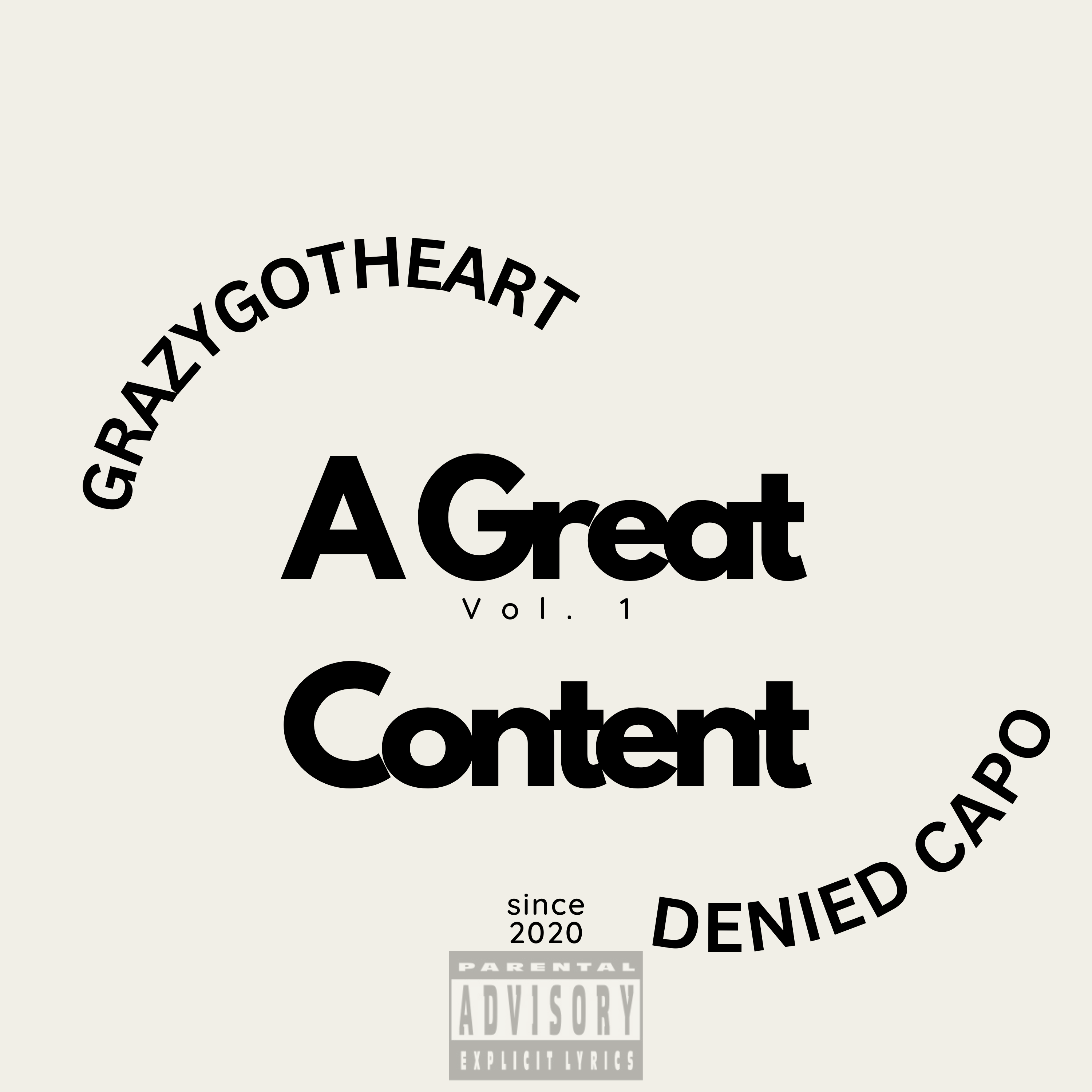 A Great Content Vol. 1 artwork
