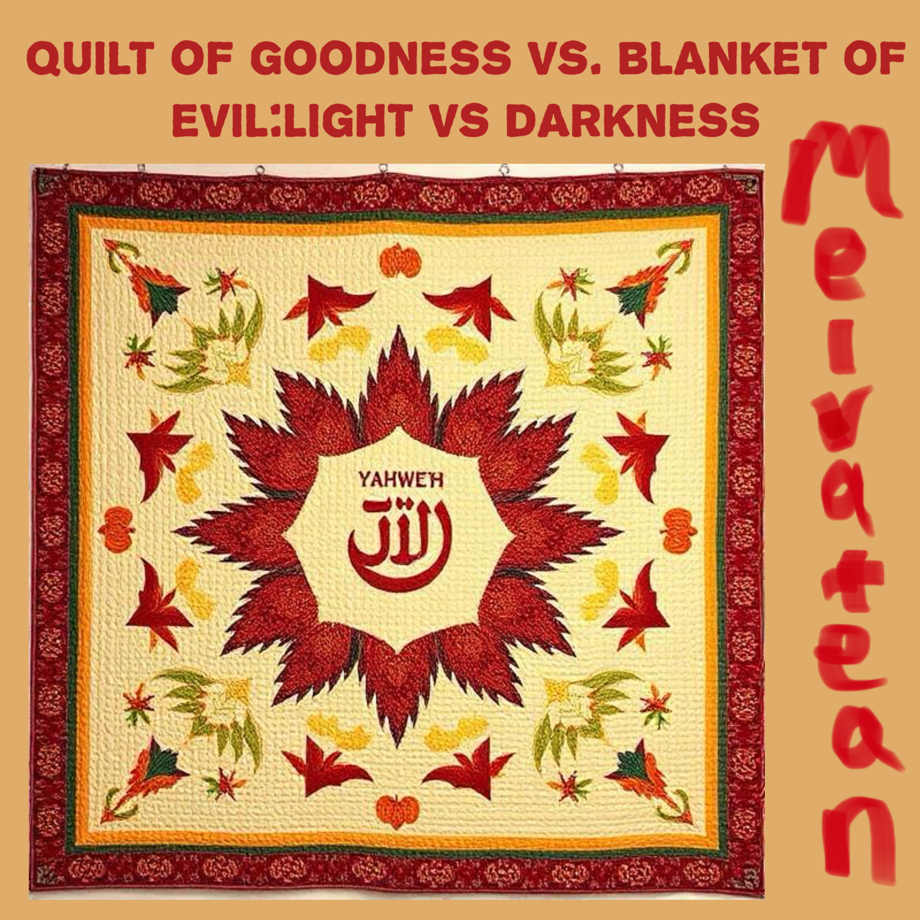 Quilt of Goodness & Blankets of Evil: Light vs. Darkness artwork