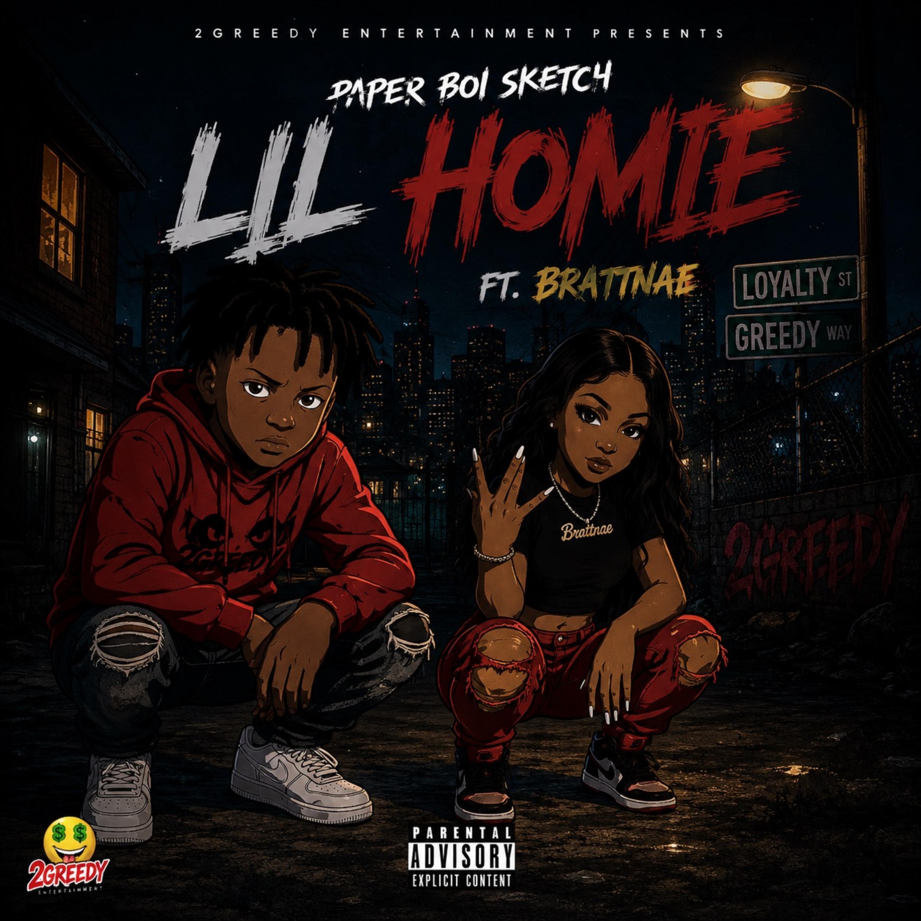 Lil Homie by Paper Boi Sketch cover art