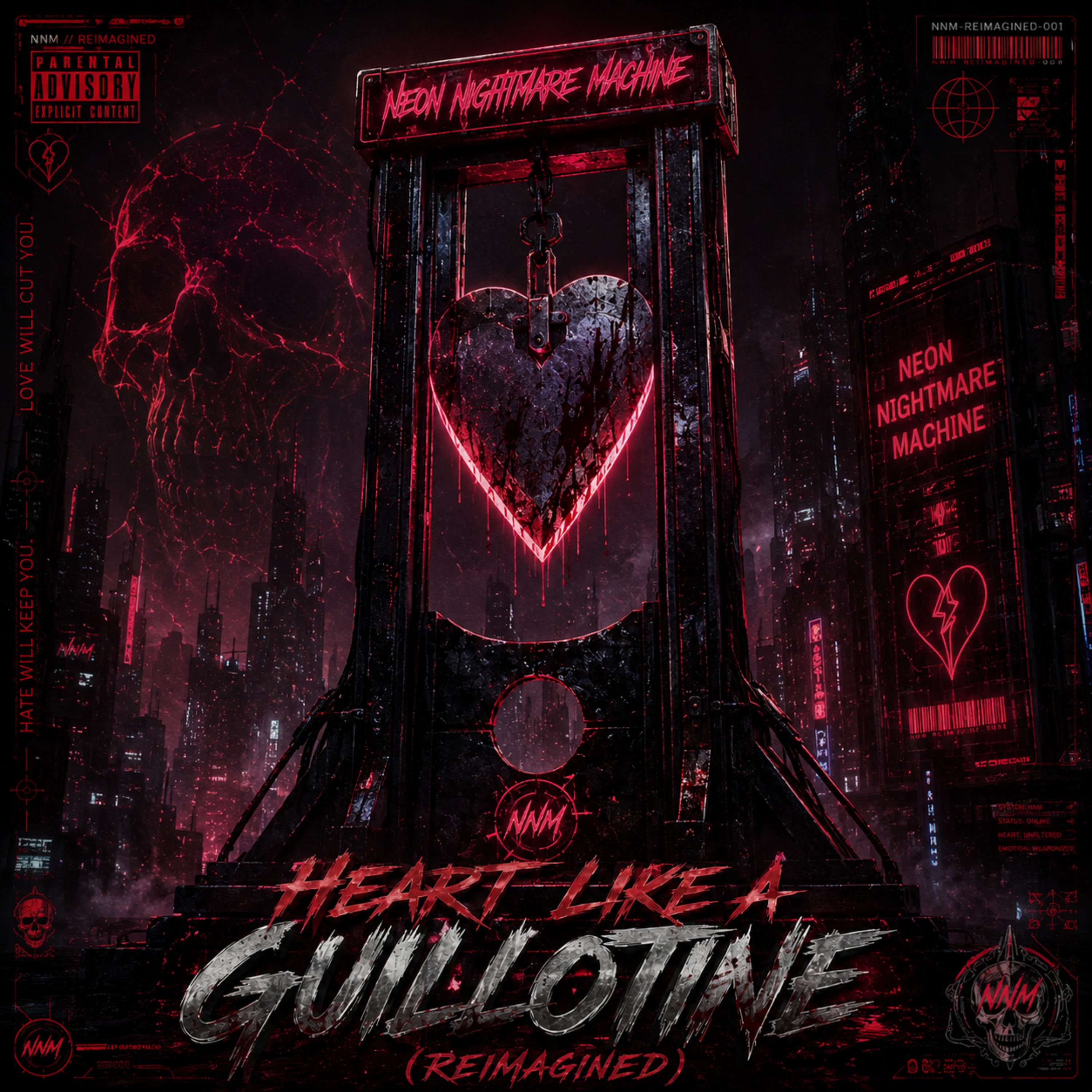 Heart Like A Guillotine (Reimagined) by Neon Nightmare Machine cover art