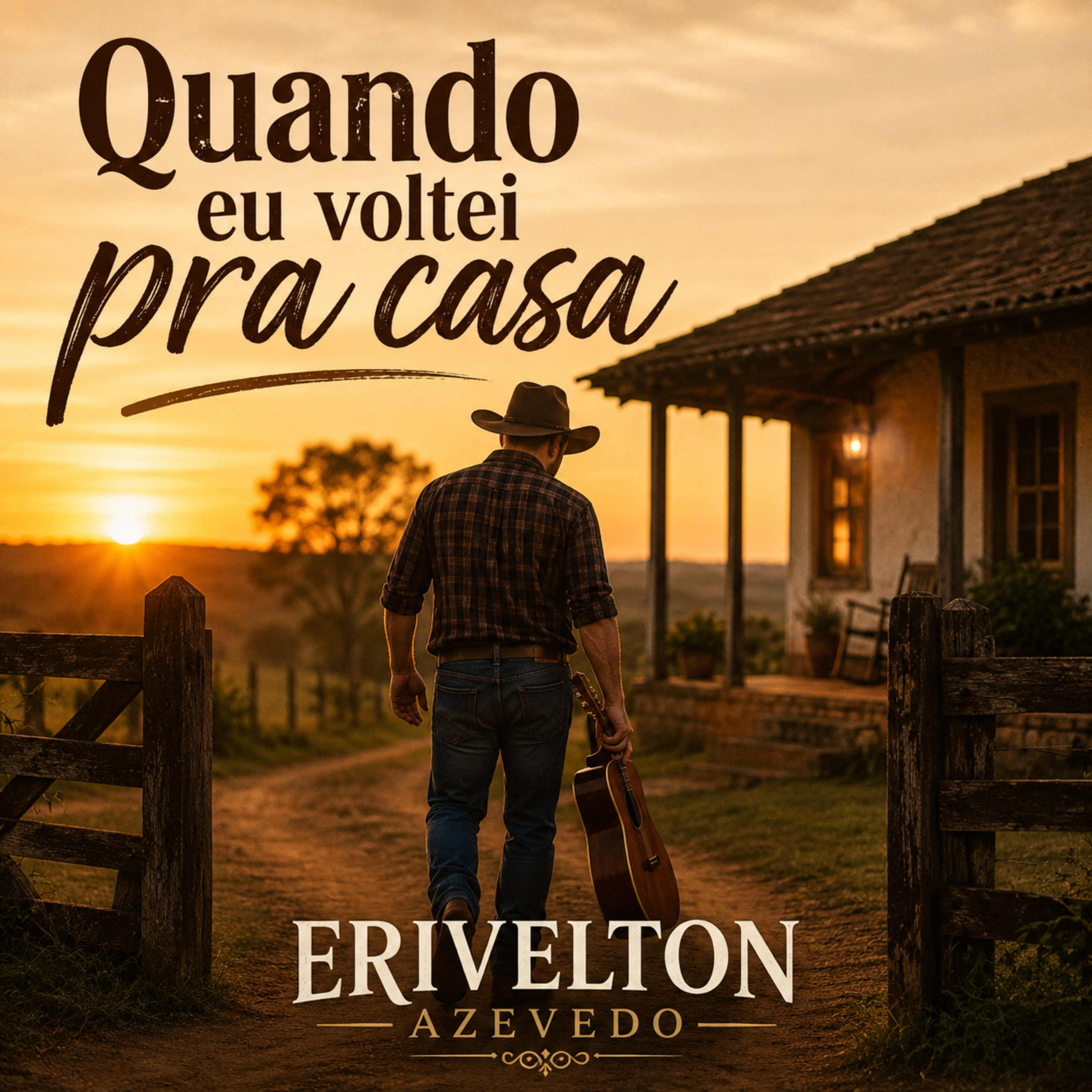 Quando eu voltei pra casa by Erivelton Azevedo cover art