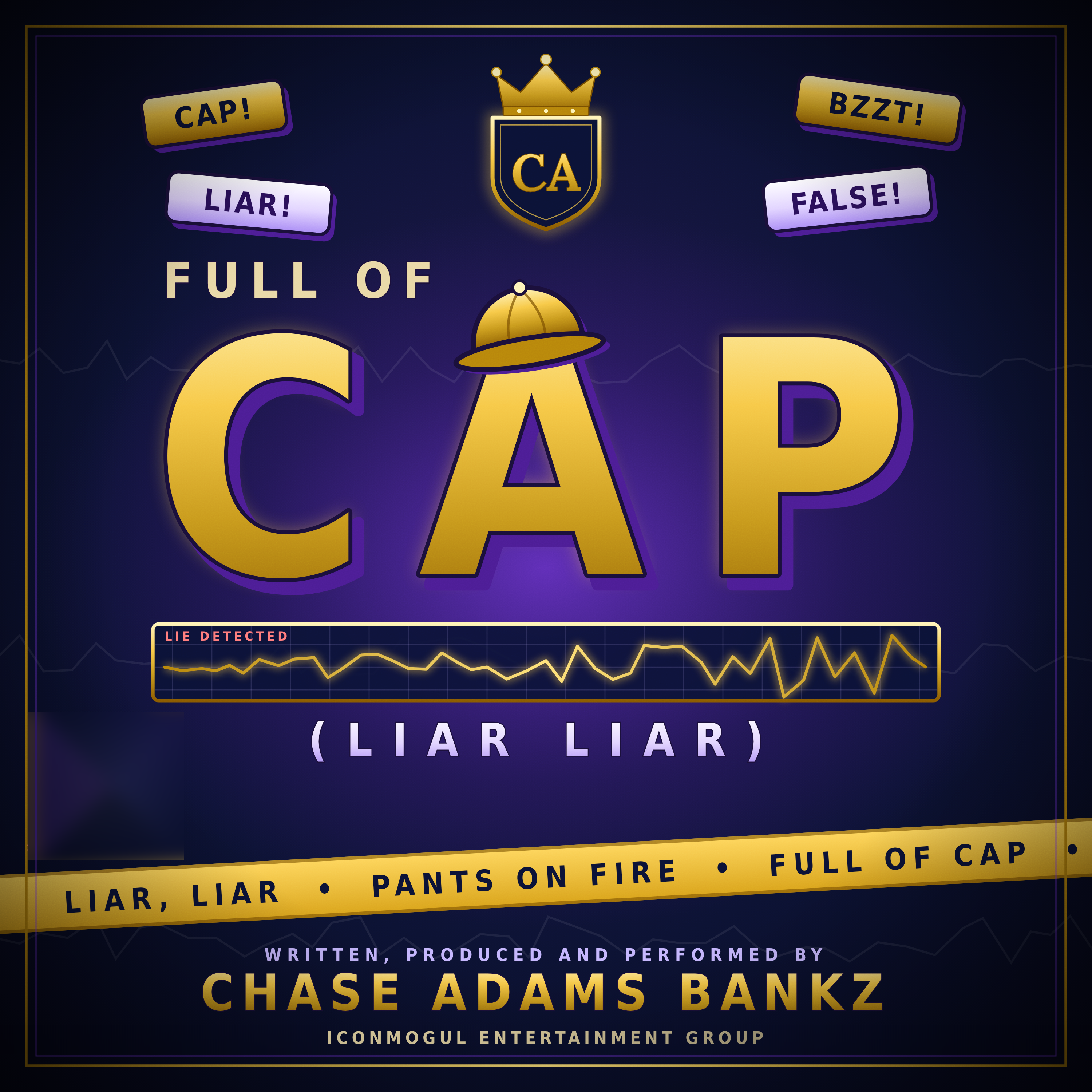 FULL OF CAP  Liar Liar by Chase Adams Bankz cover art