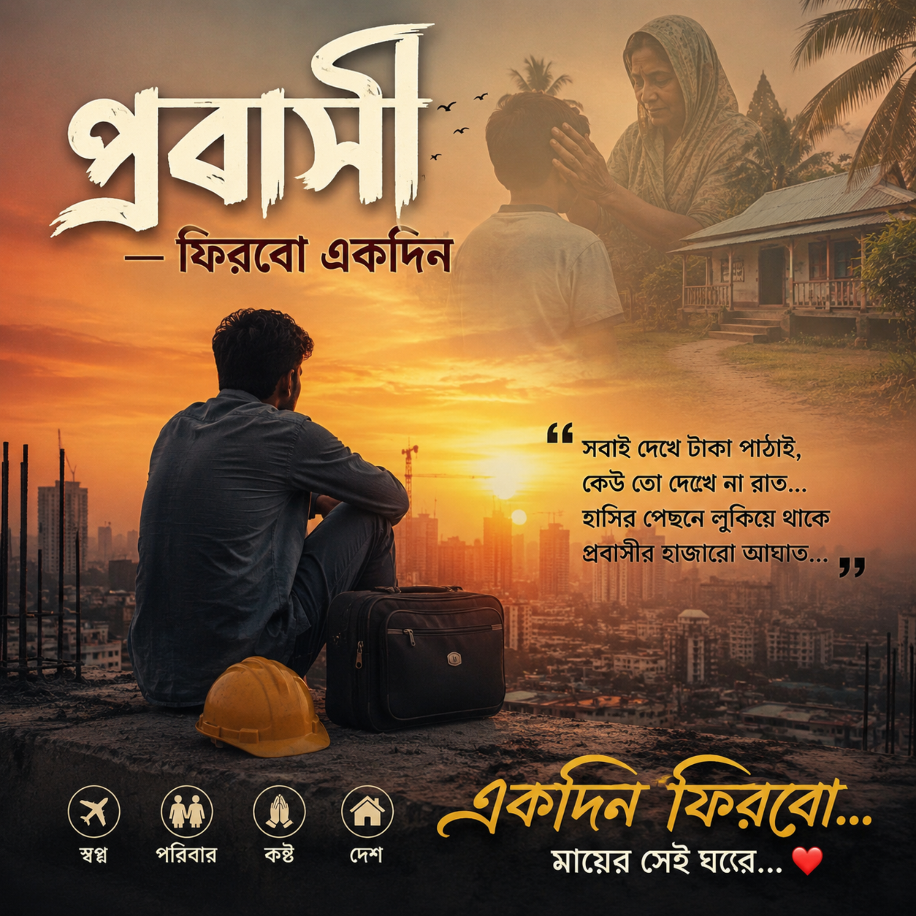 প্রবাসী ফিরবো একদিন by Tanjid Bhuiyan cover art