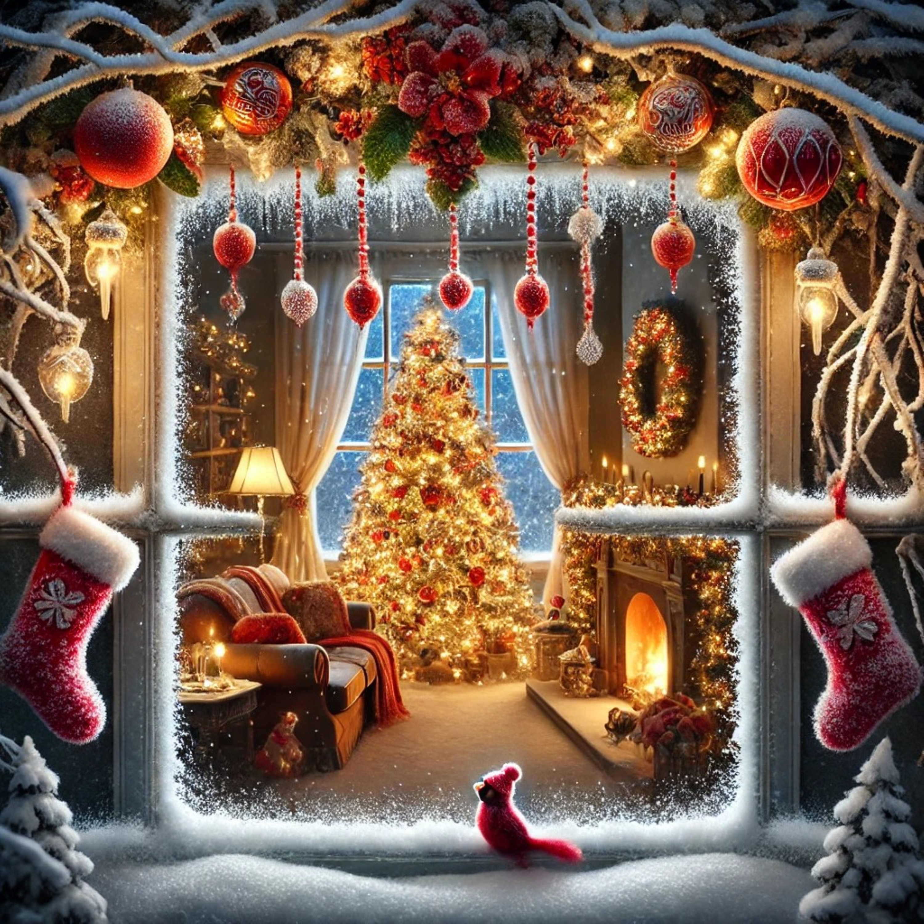 A LoFi Christmas artwork