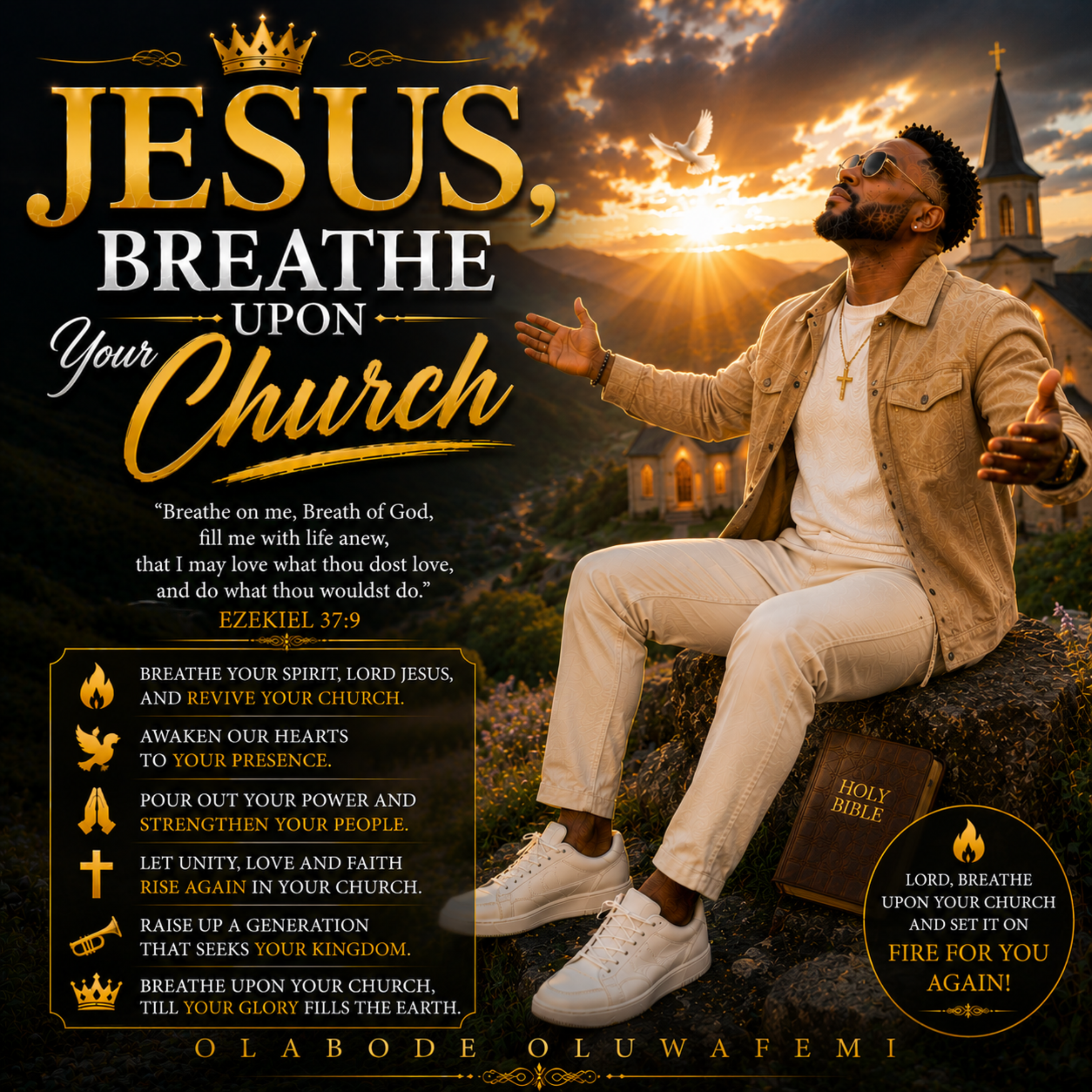 Jesus, Breathe Upon Your Church by olabode oluwafemi cover art