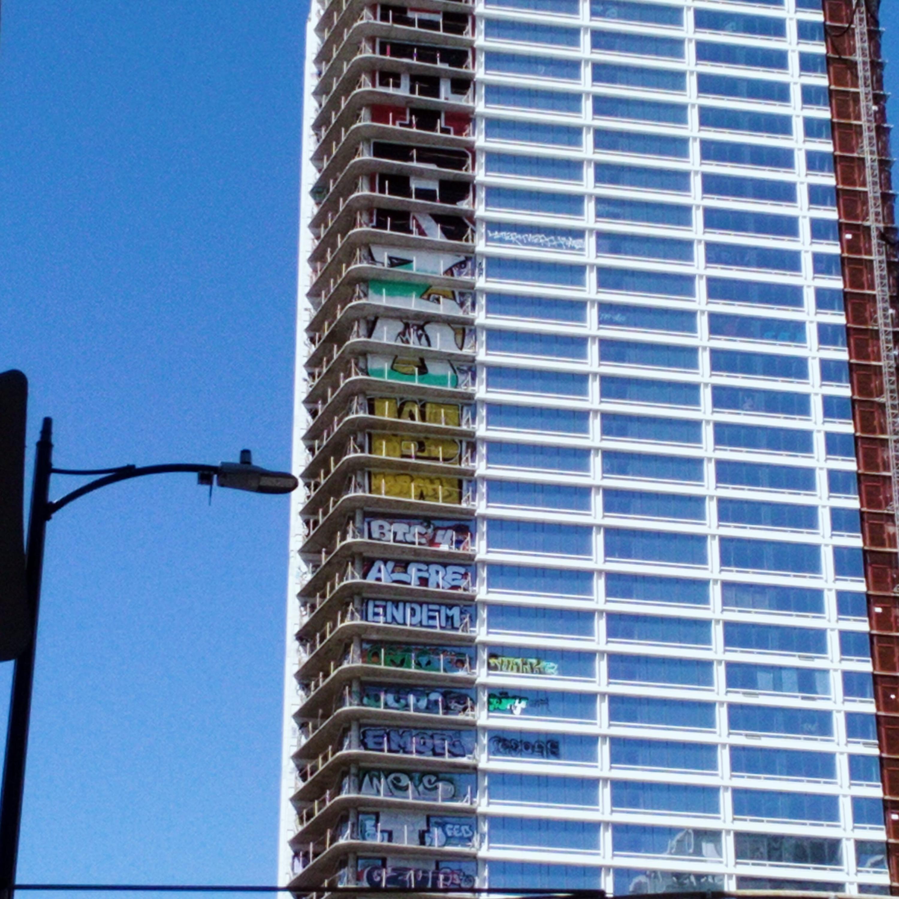 the towers of graffiti experience artwork