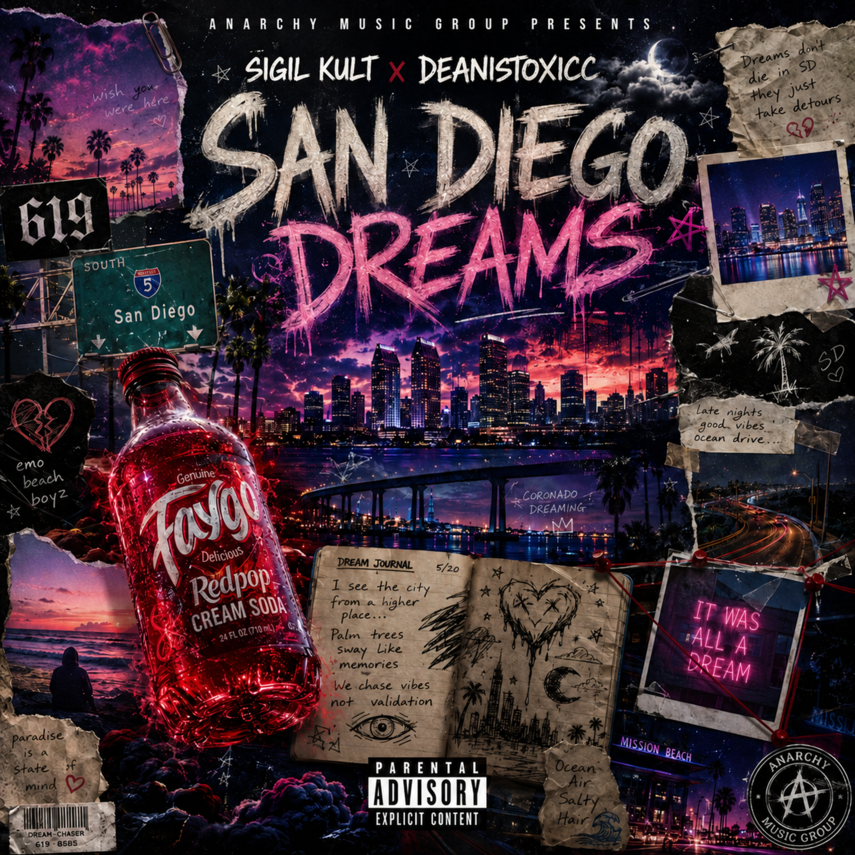 SAN DIEGO DREAMS by ANARCHY MUSIC GROUP cover art