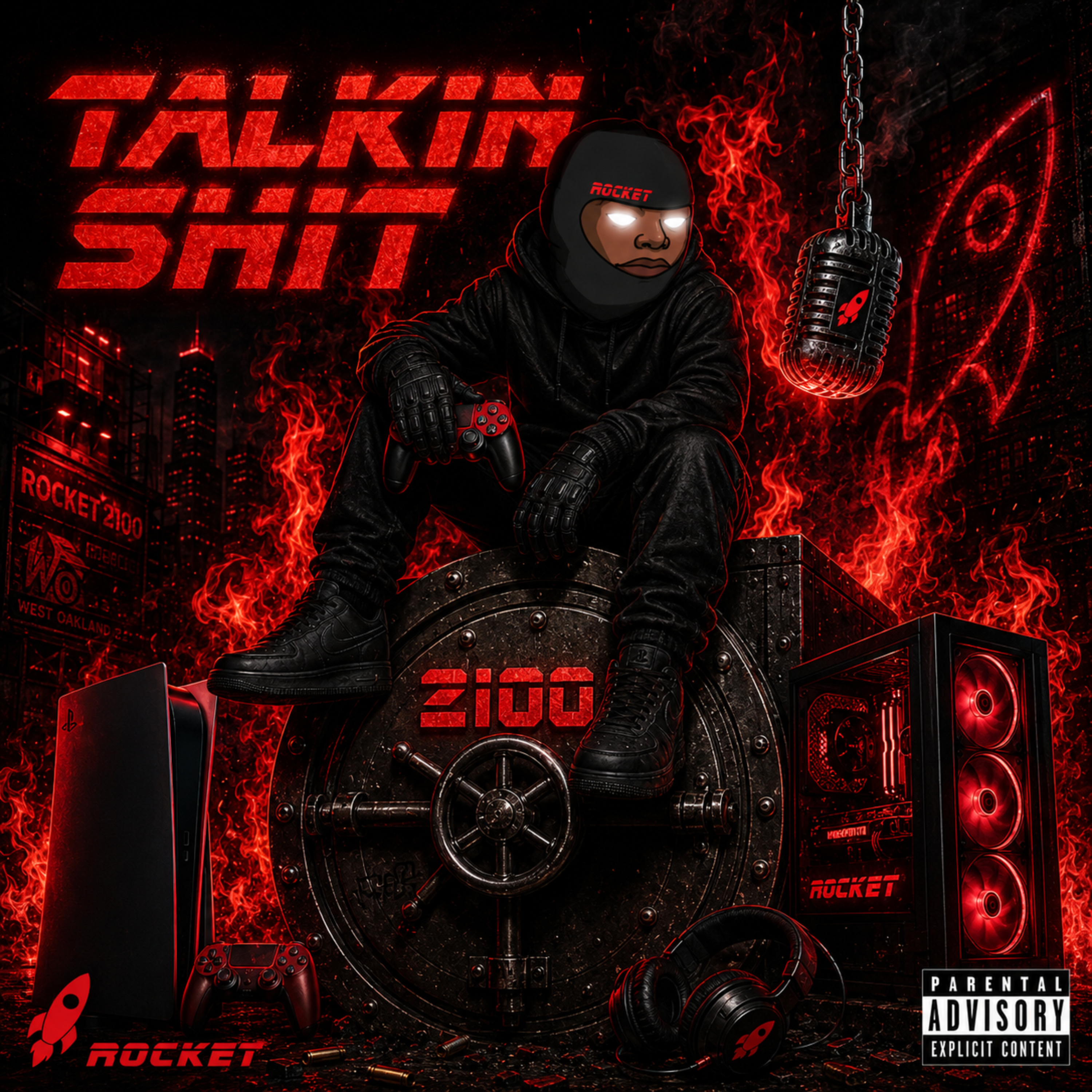 Talkin Shit by Yung Rocket  cover art