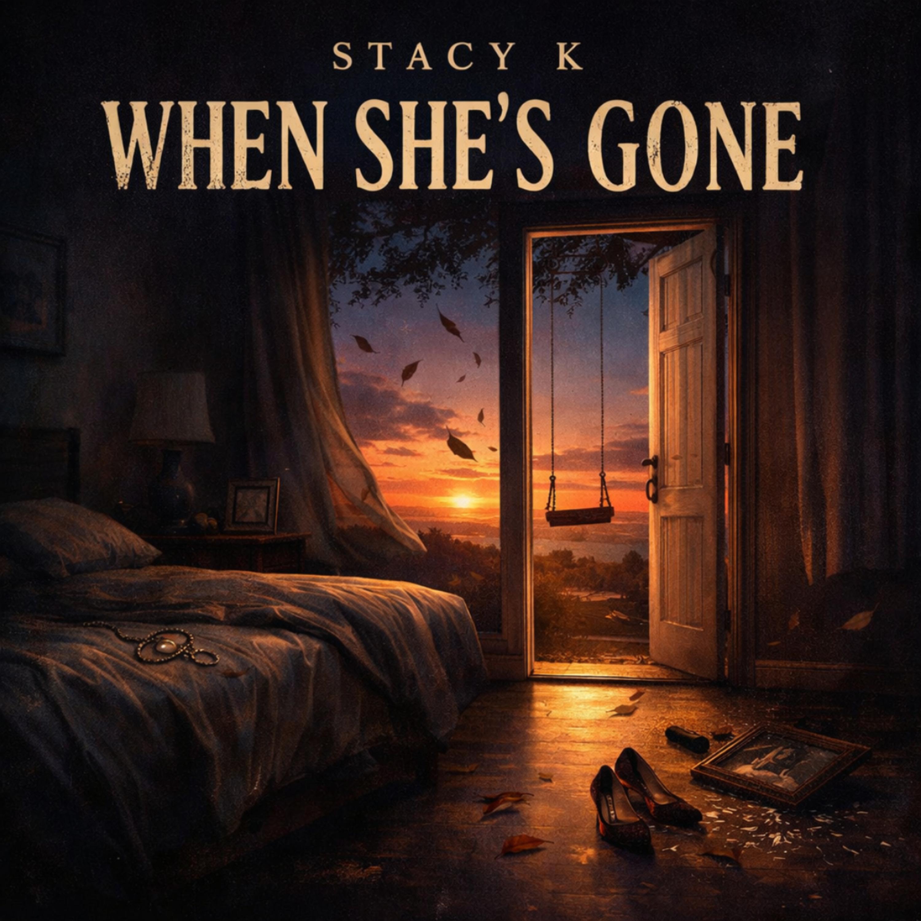 When she's Gone by Stacy k cover art
