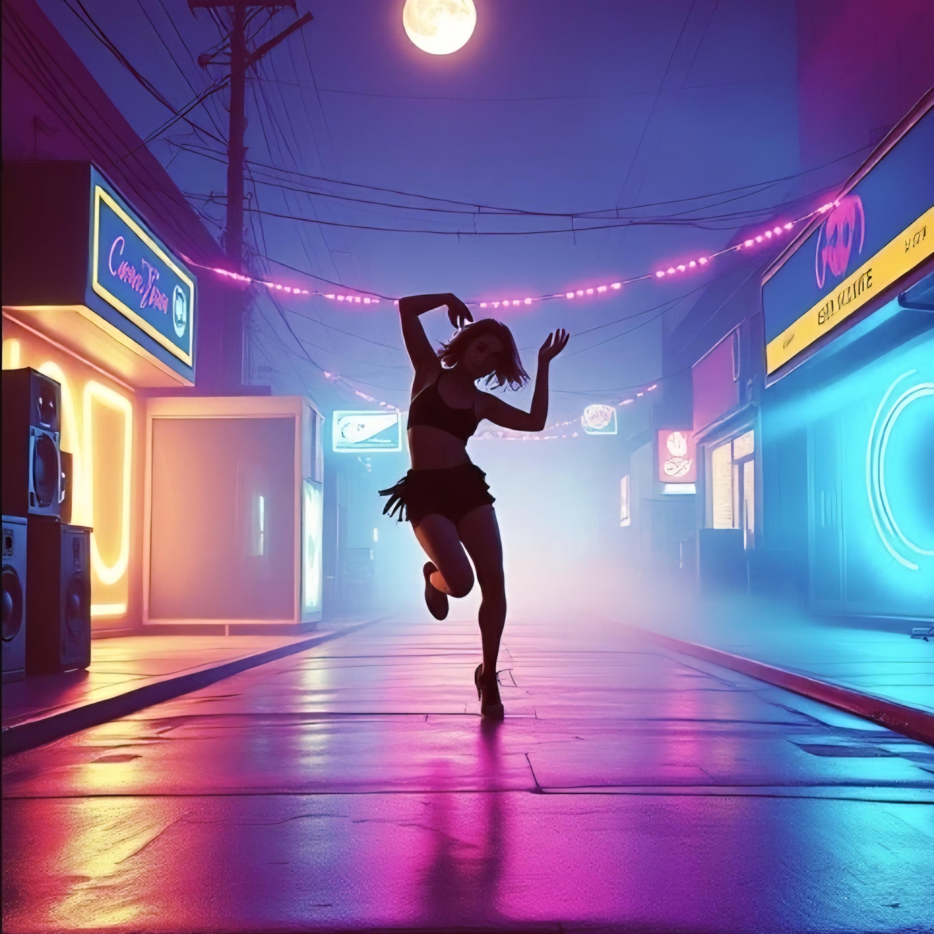 La noche encendida artwork