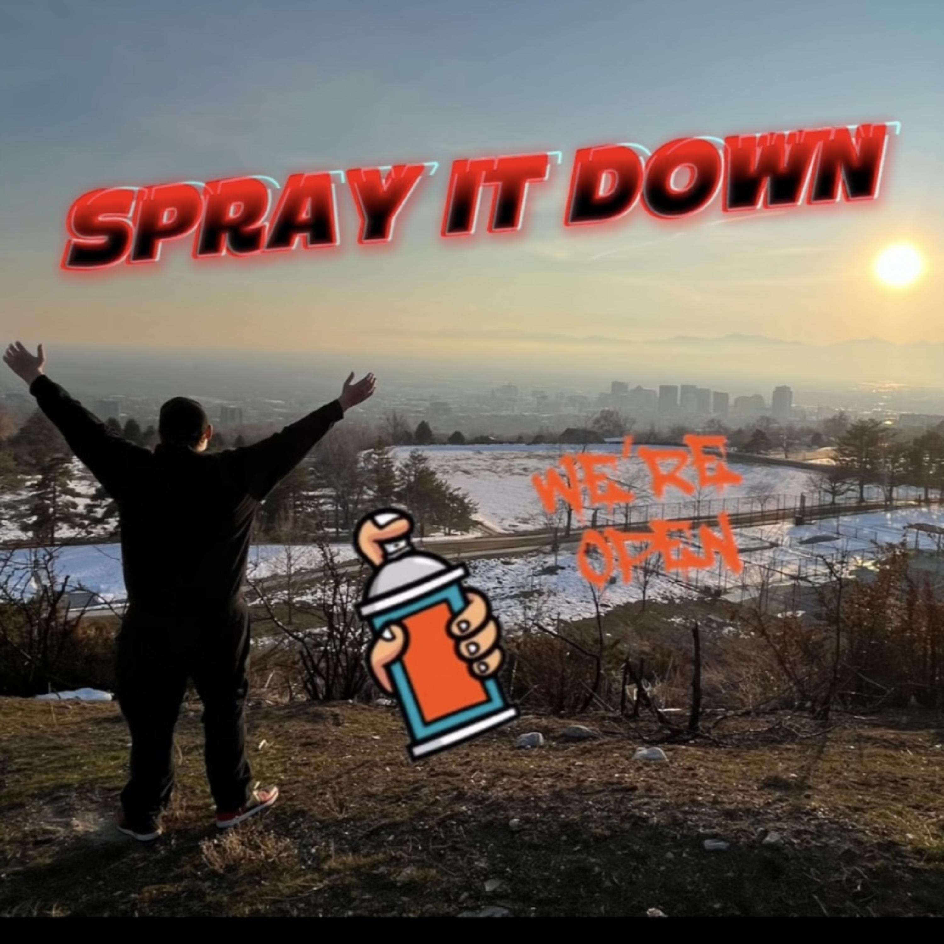 SPRAY IT DOWN artwork