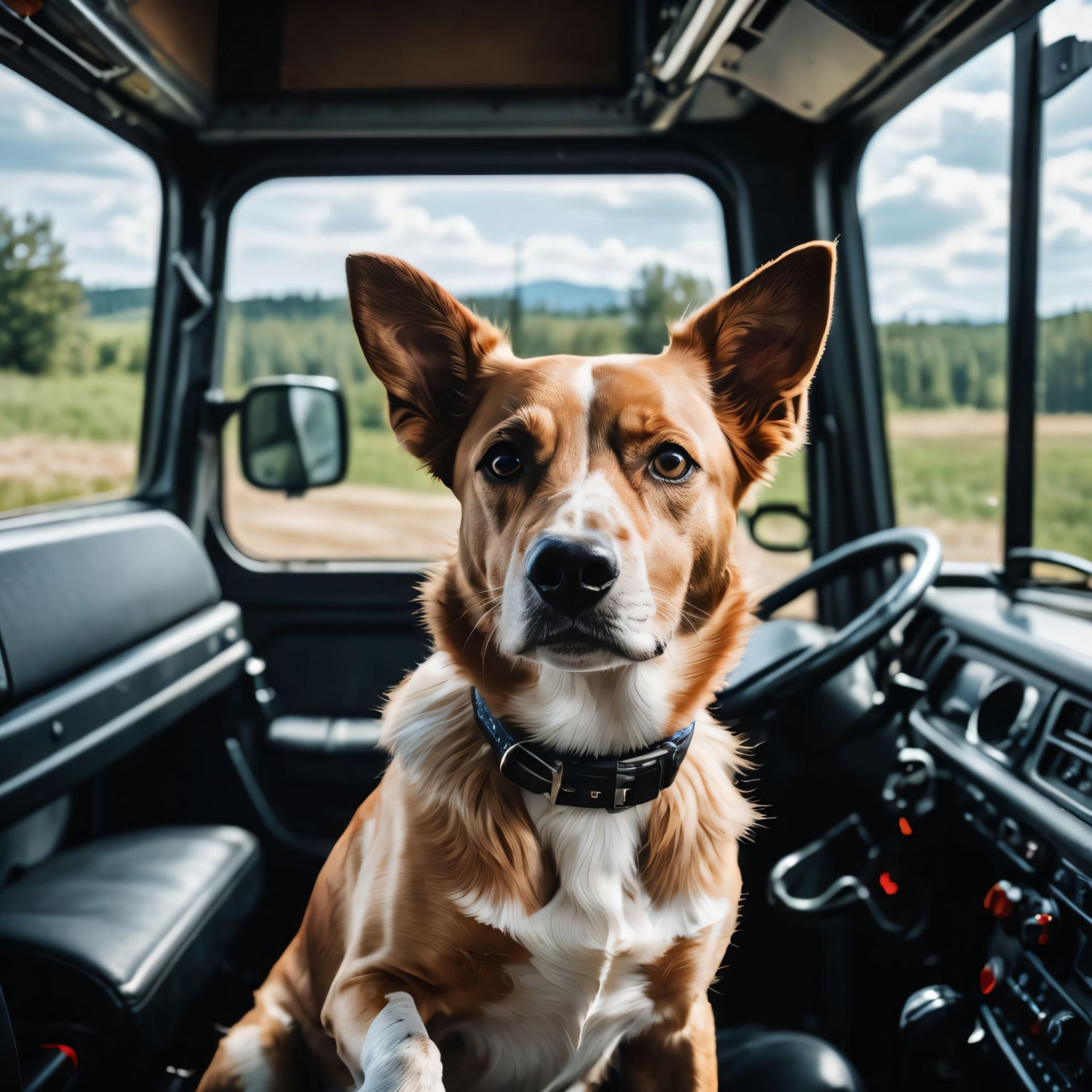 Driving Class Dog artwork
