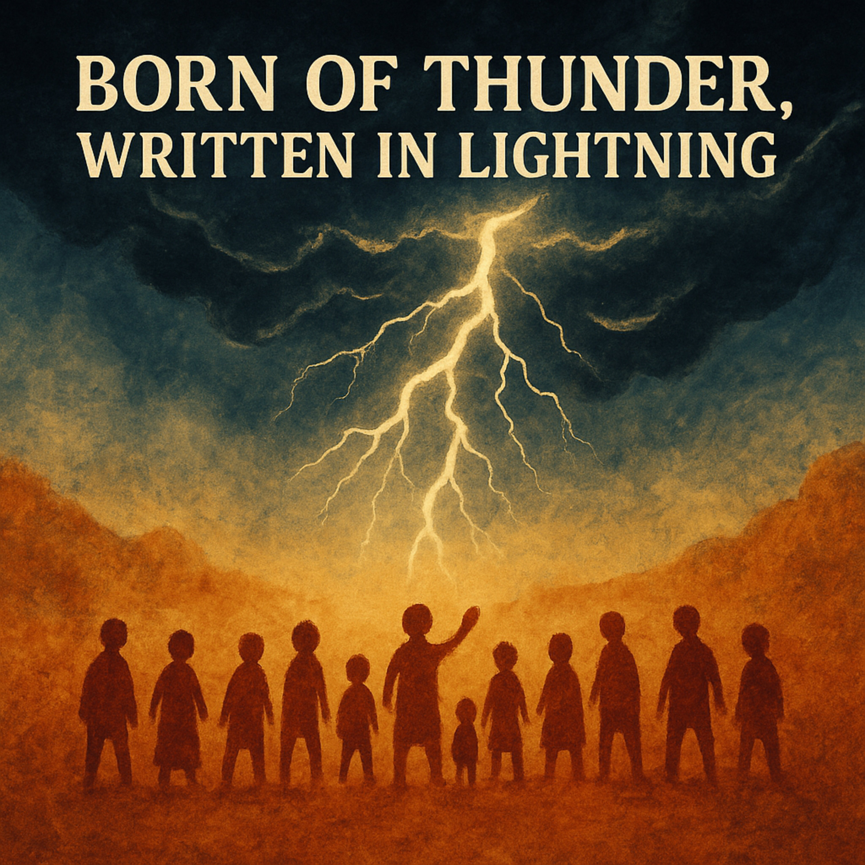 Born of Thunder, Written in Lightning. artwork