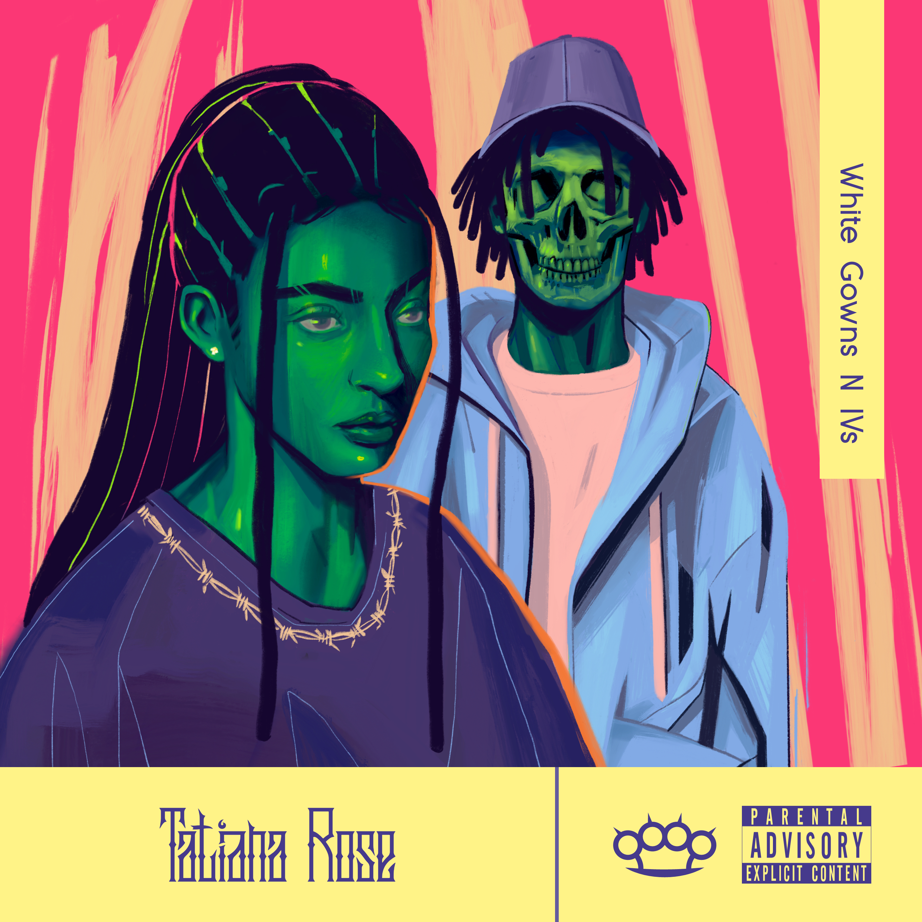 White Gowns N IVs artwork