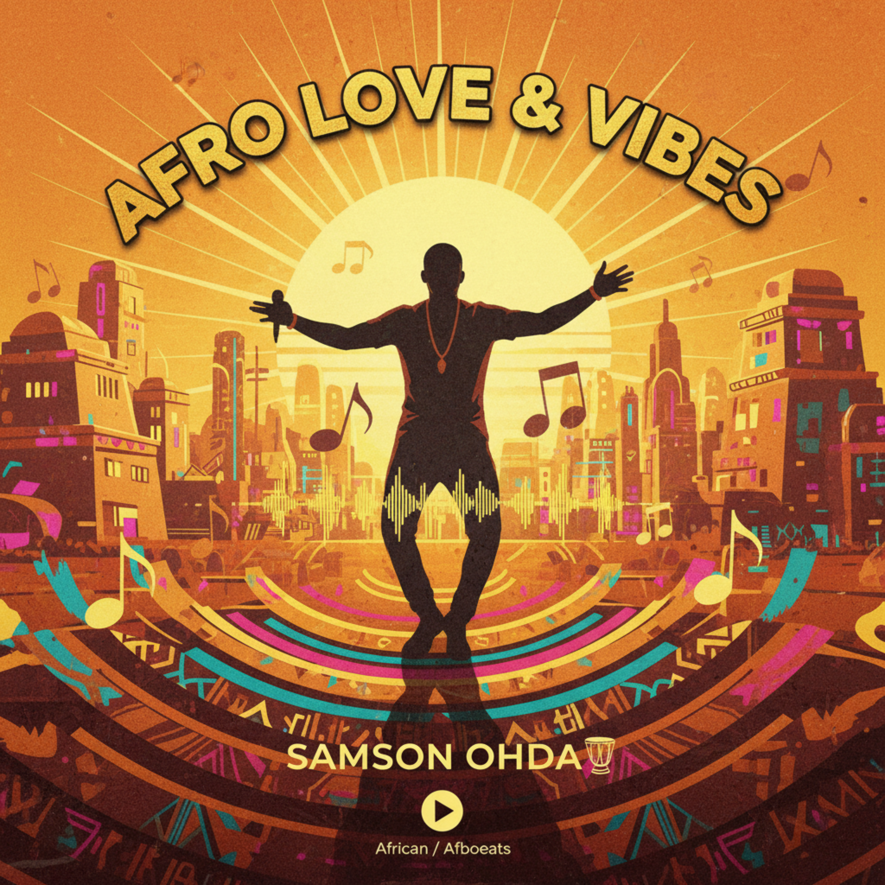 Afro Love & Vibes by Samson Ohda  cover art