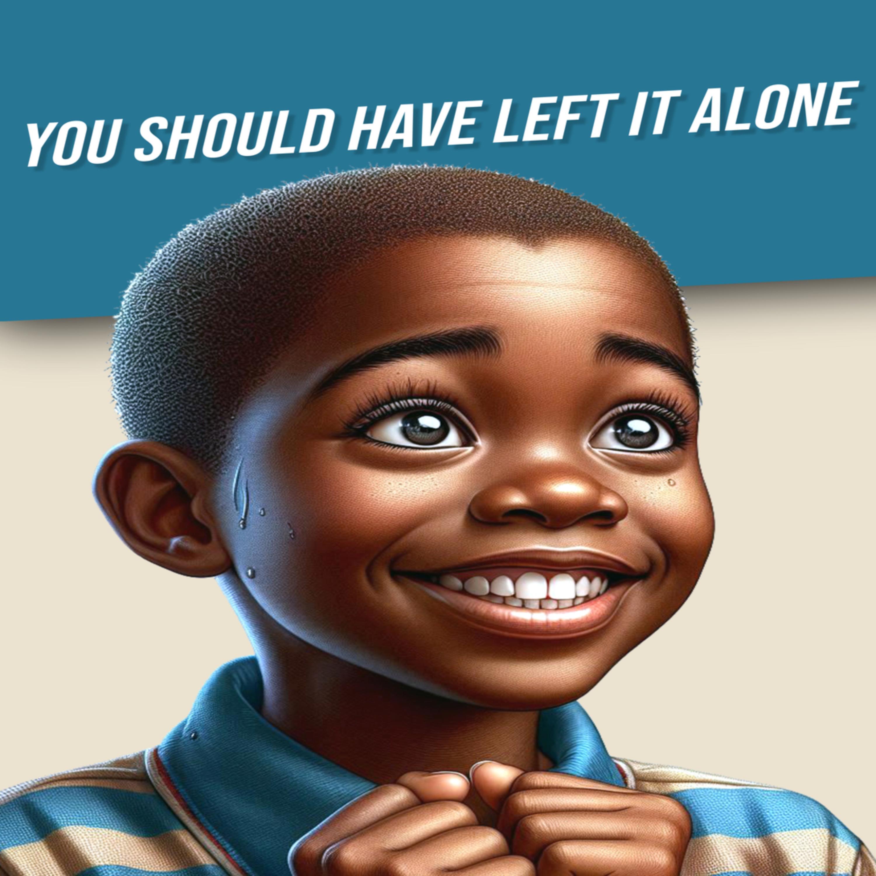 You Should Have Left It Alone artwork