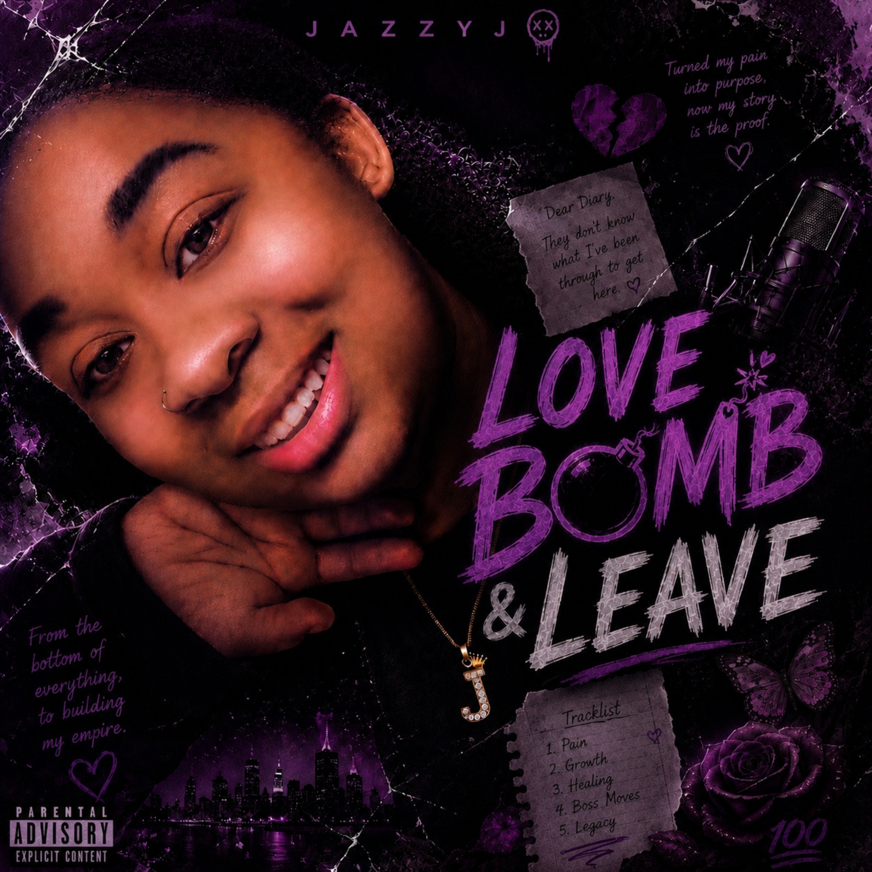 LOVE BOMB & LEAVE by JazzyJ97 cover art
