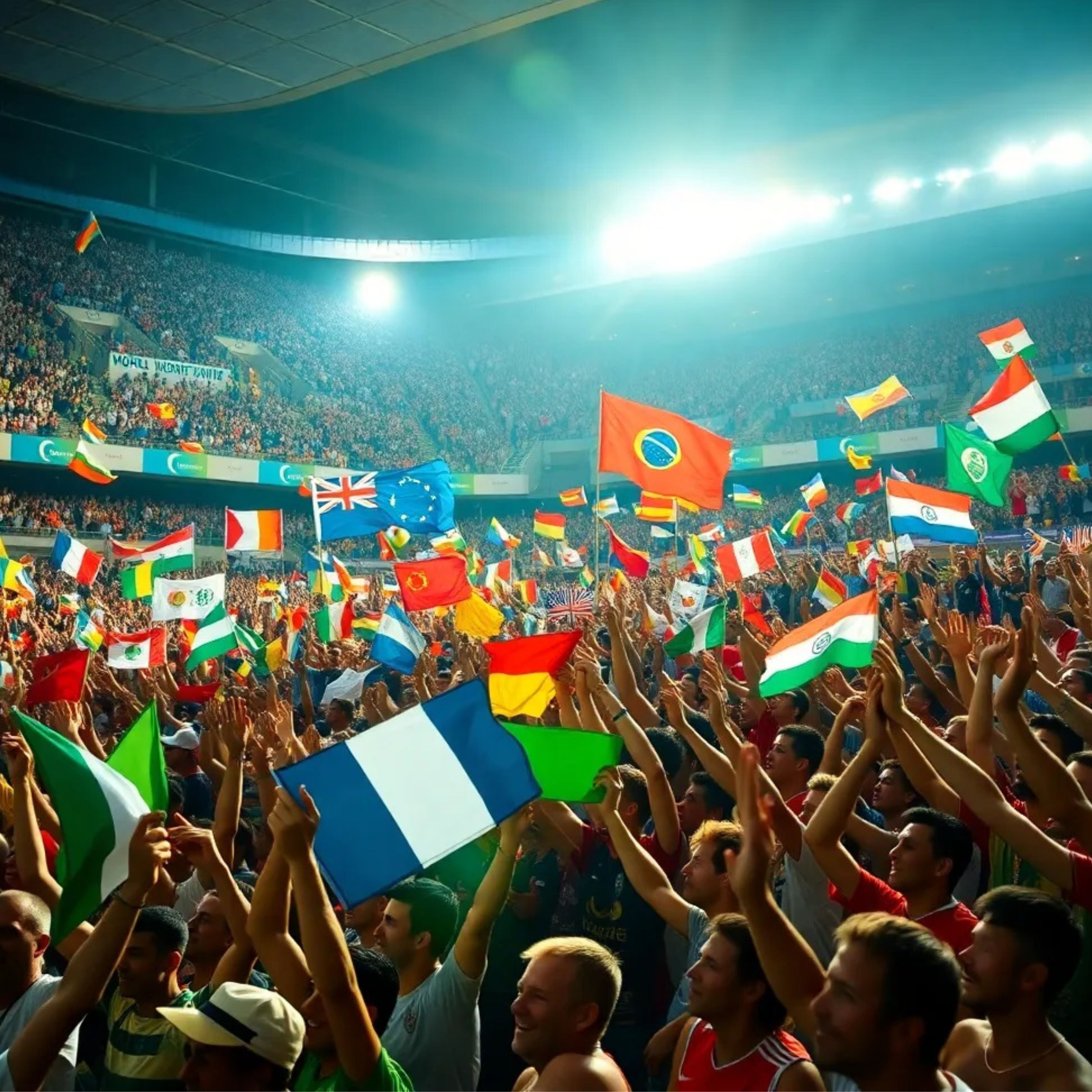 ONE WORLD, ONE GOAL- WORLD CUP artwork