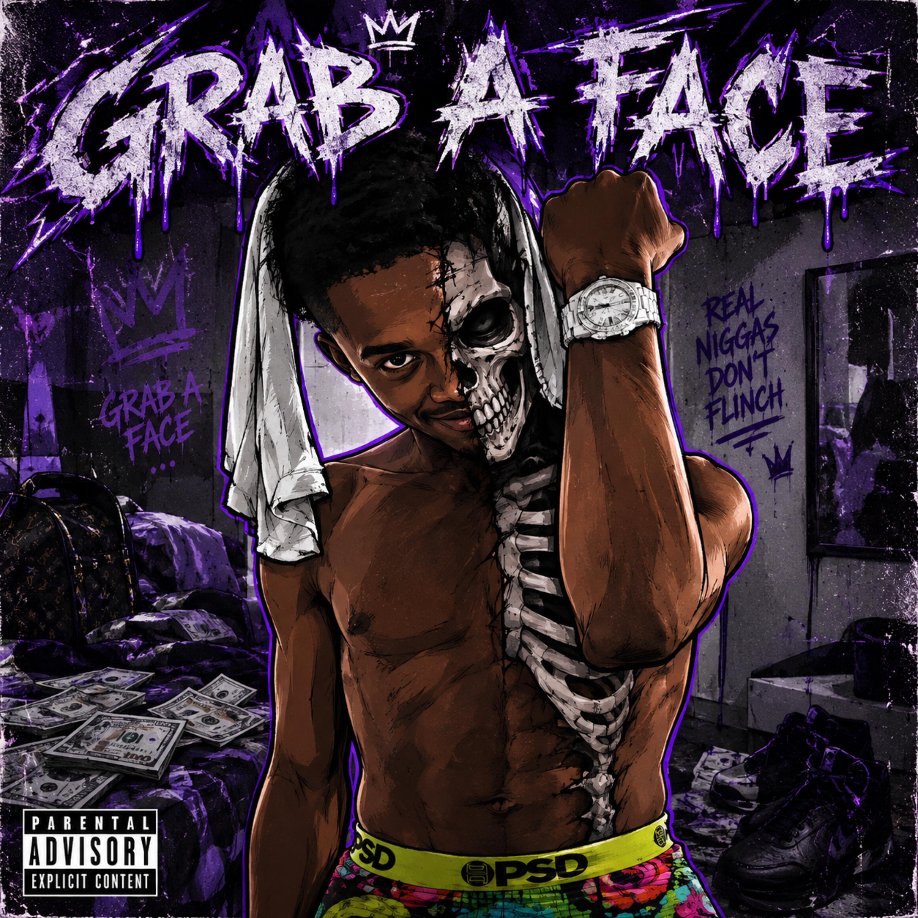 Grab A Face by Threezy Bklue cover art