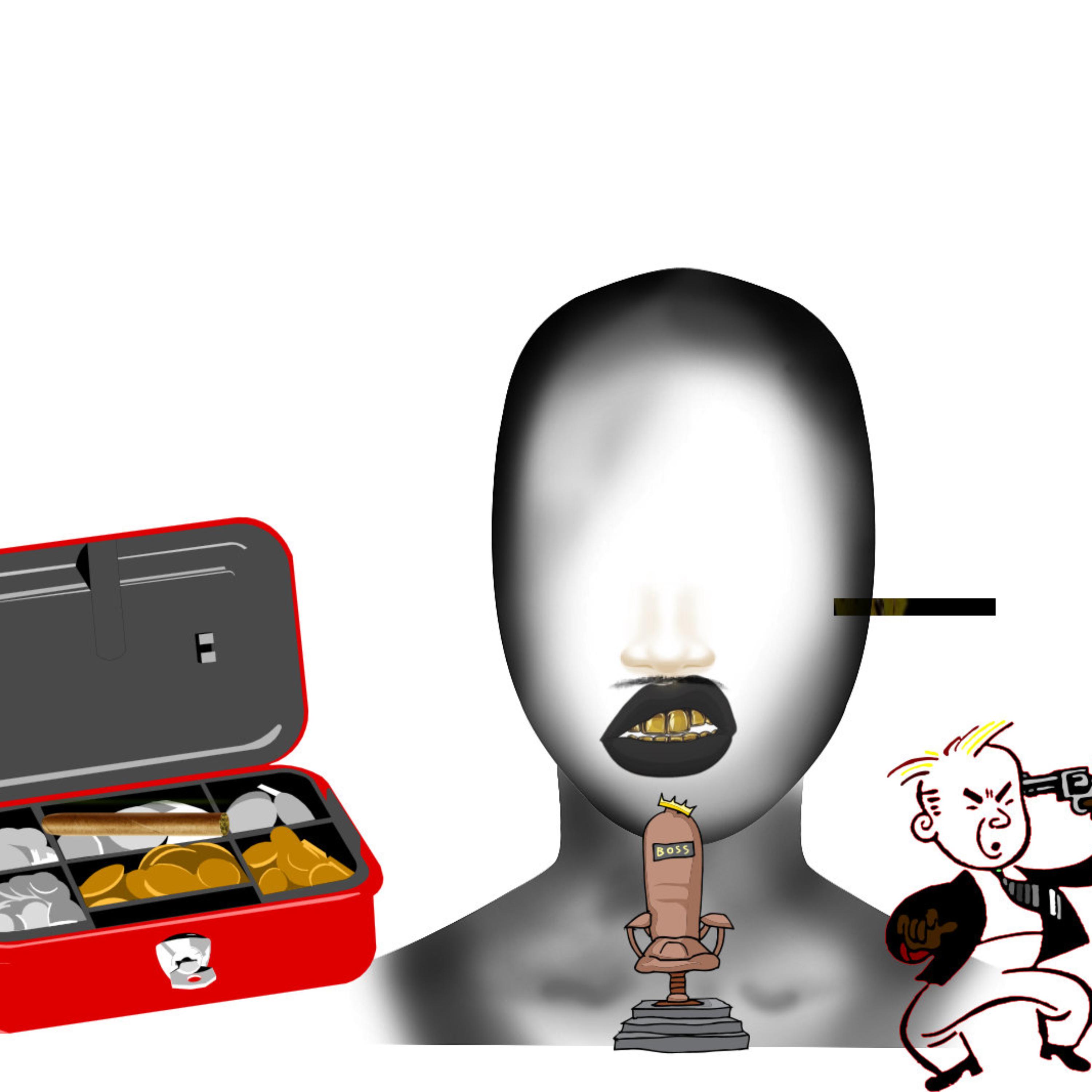 R0SE GOLDRAGONIGGA artwork