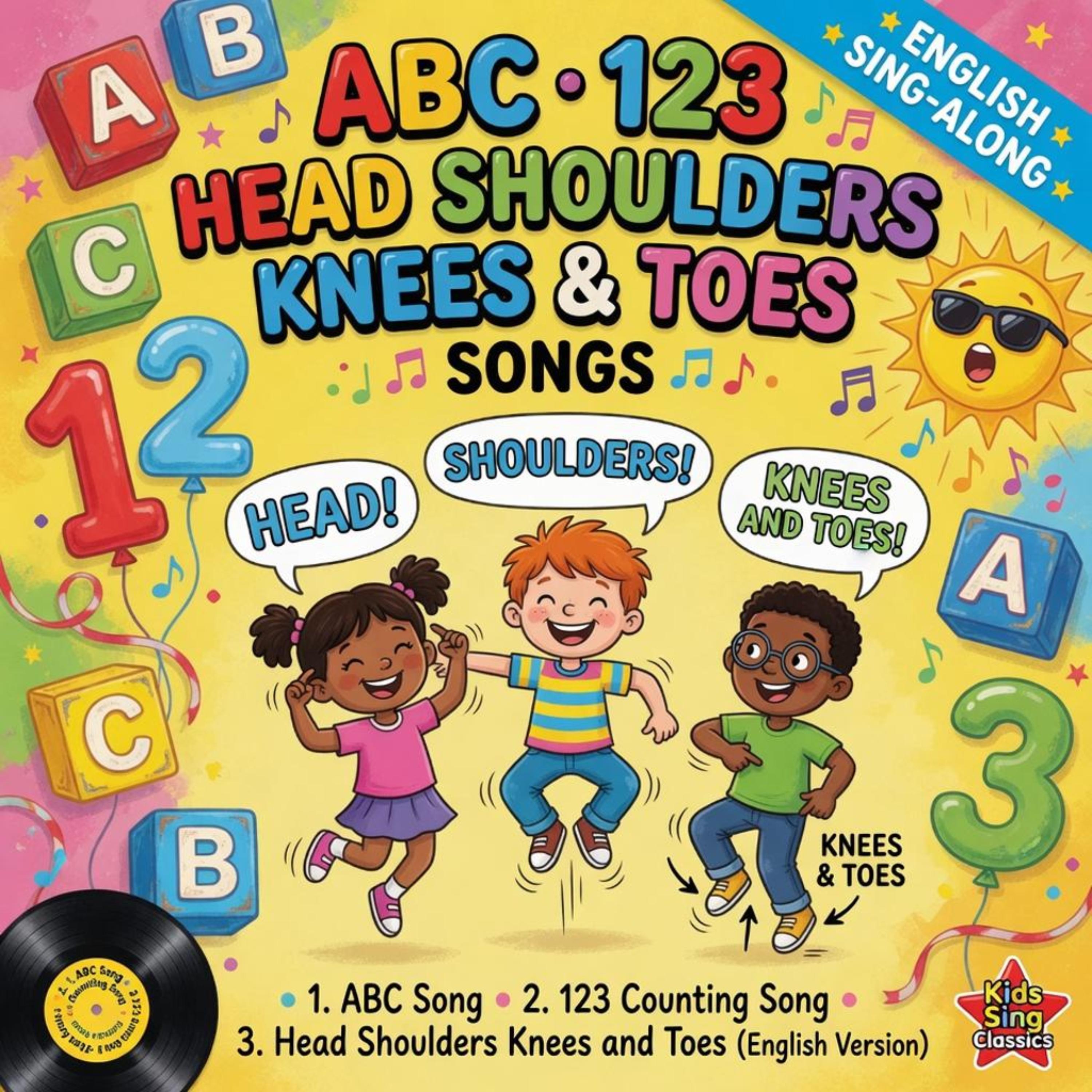 ABC Song + 123 Counting Song + Head Shoulders | Kids Songs & Nursery Rhymes artwork
