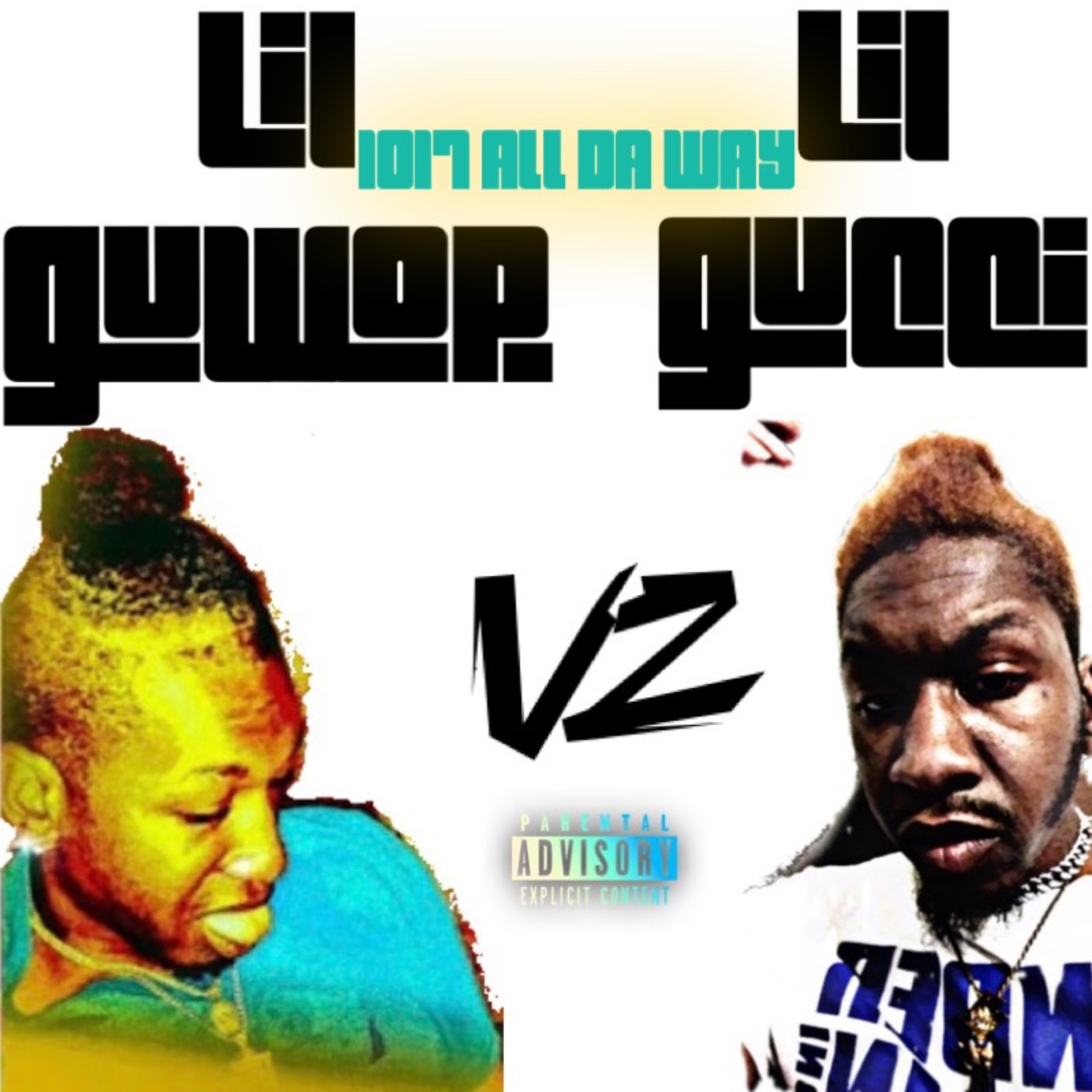 Lil Guwop vz. Lil Gucci artwork