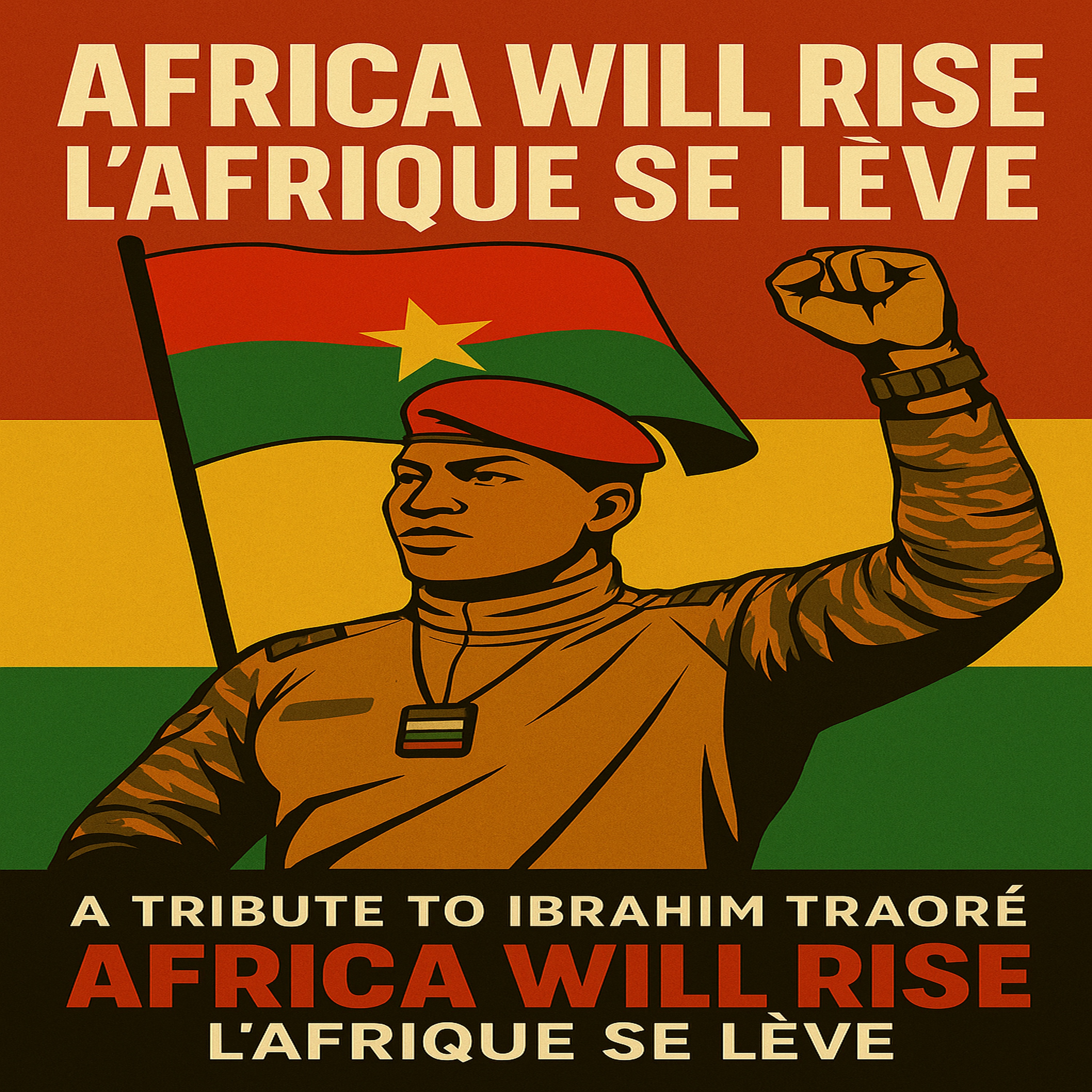 Africa Will Rise / Ibrahim Traoré artwork