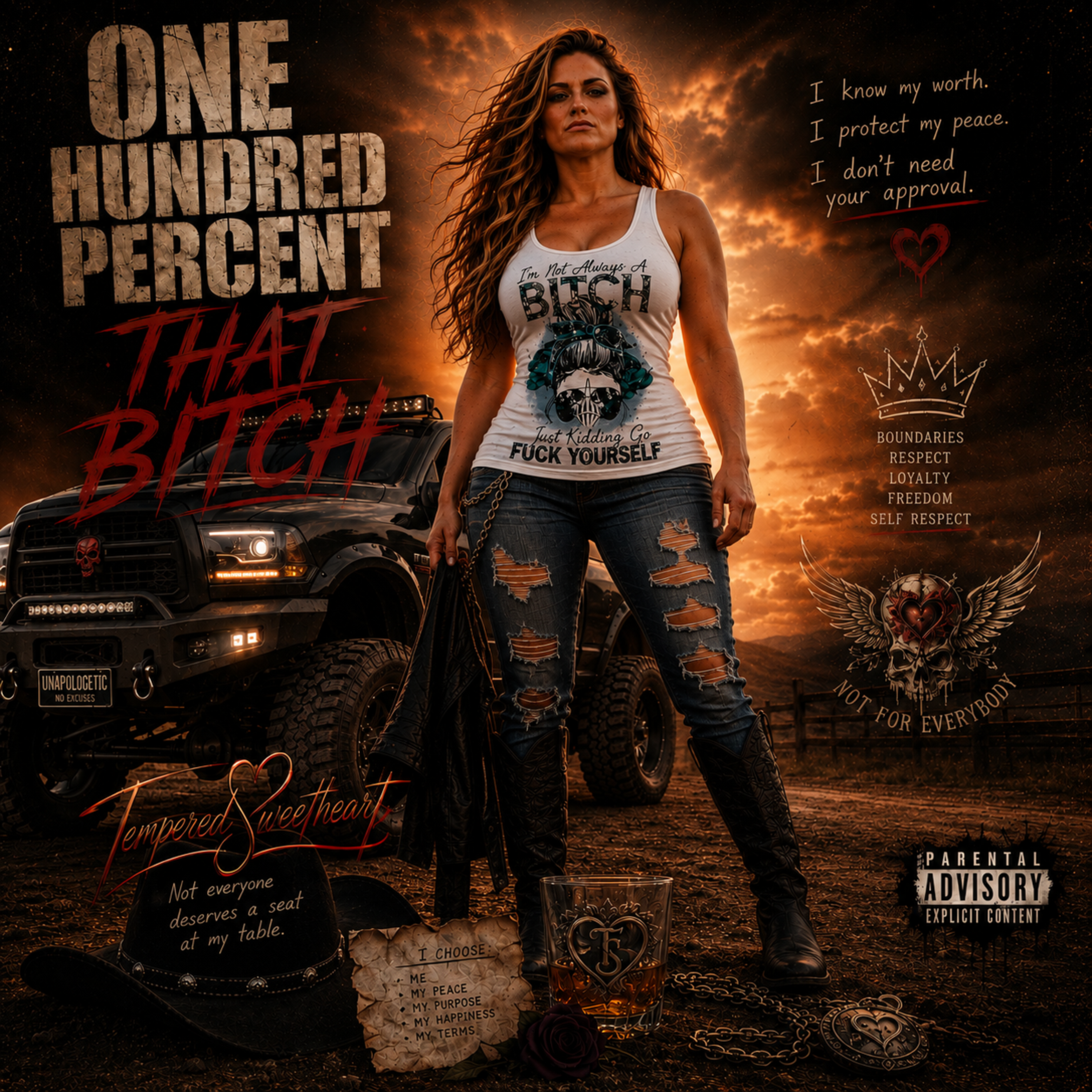 ONE HUNDRED PERCENT THAT BITCH by TemperedSweetheart cover art