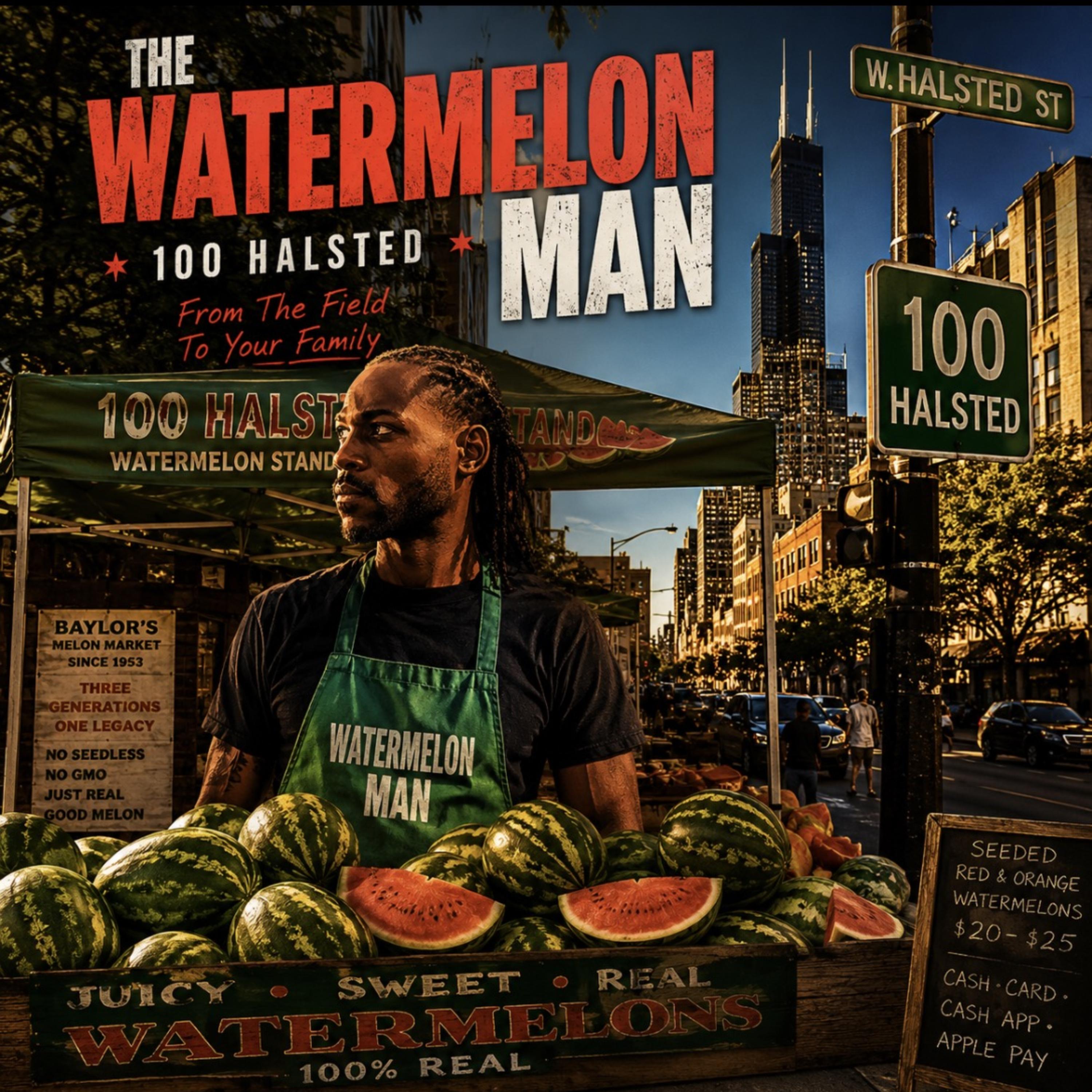 The Watermelon Man by 100Halsted cover art