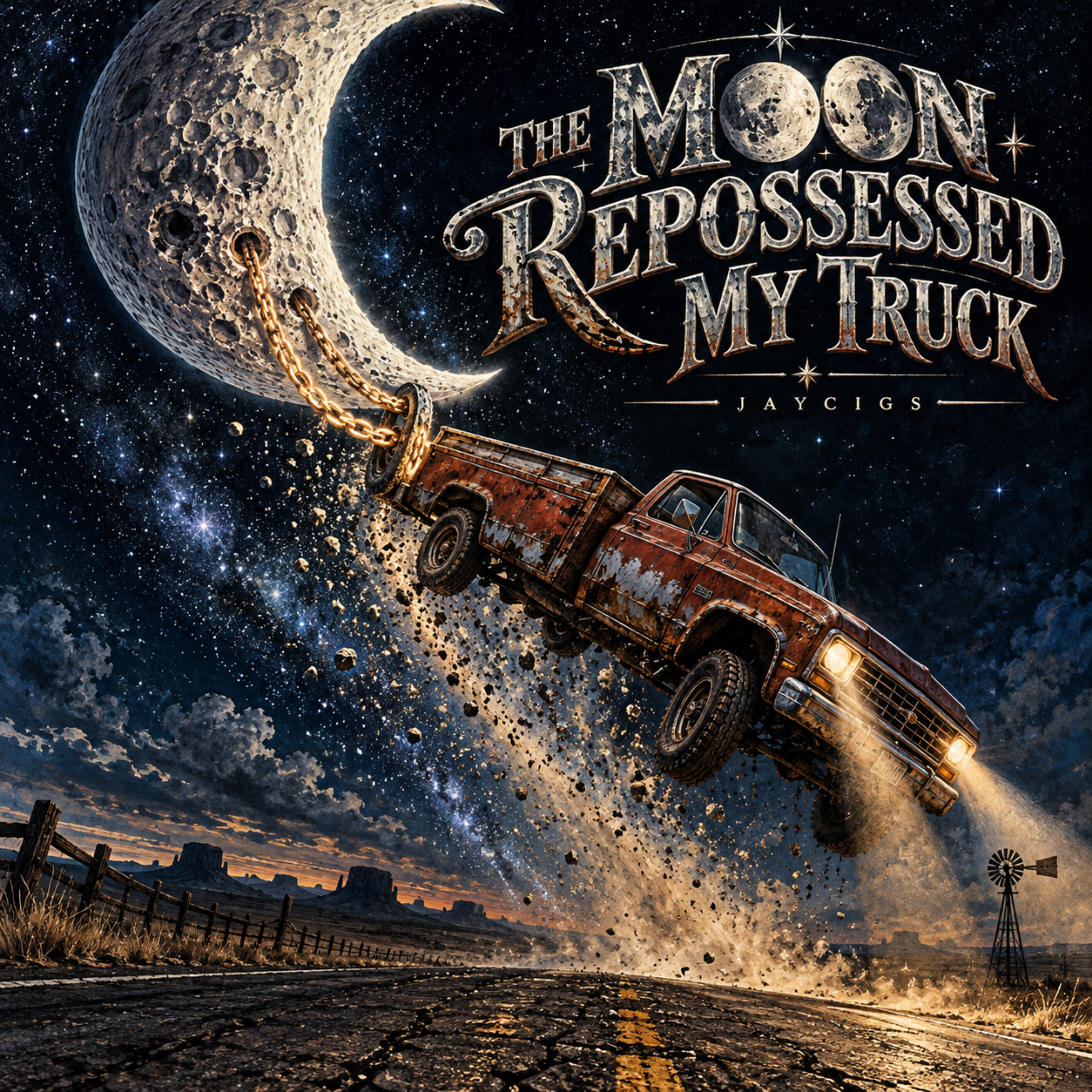 The moon repossessed my truck by Jaycigs cover art