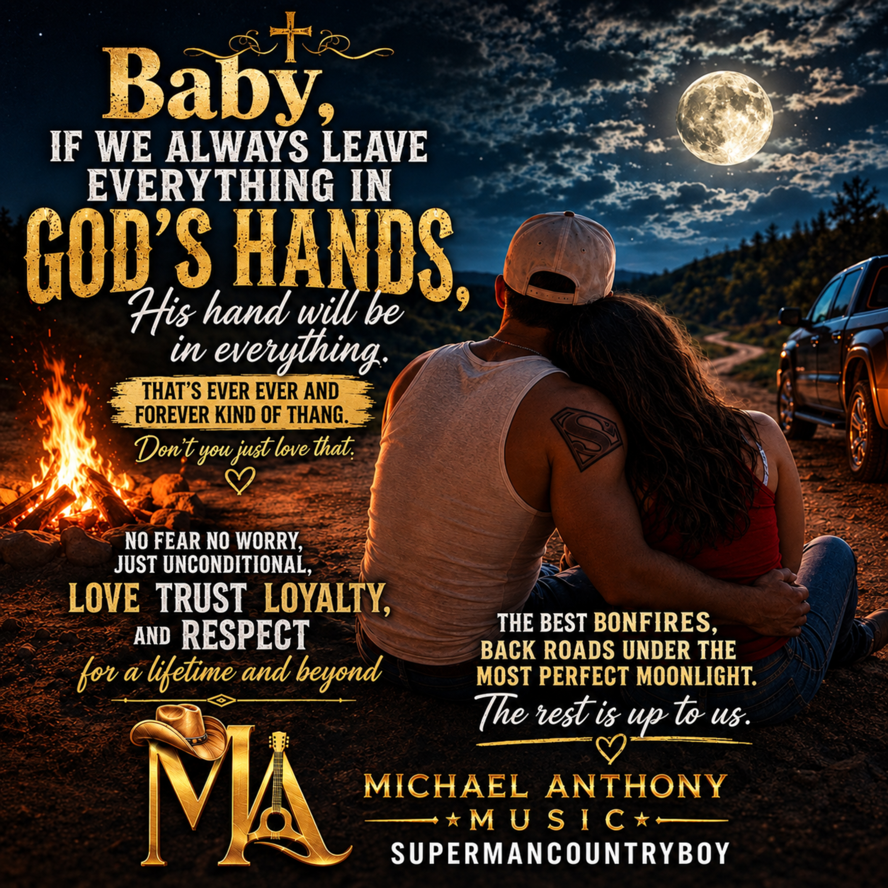 Baby, If We Always Leave Everything In God Hands by Michael Anthony SupermanCountryboy cover art