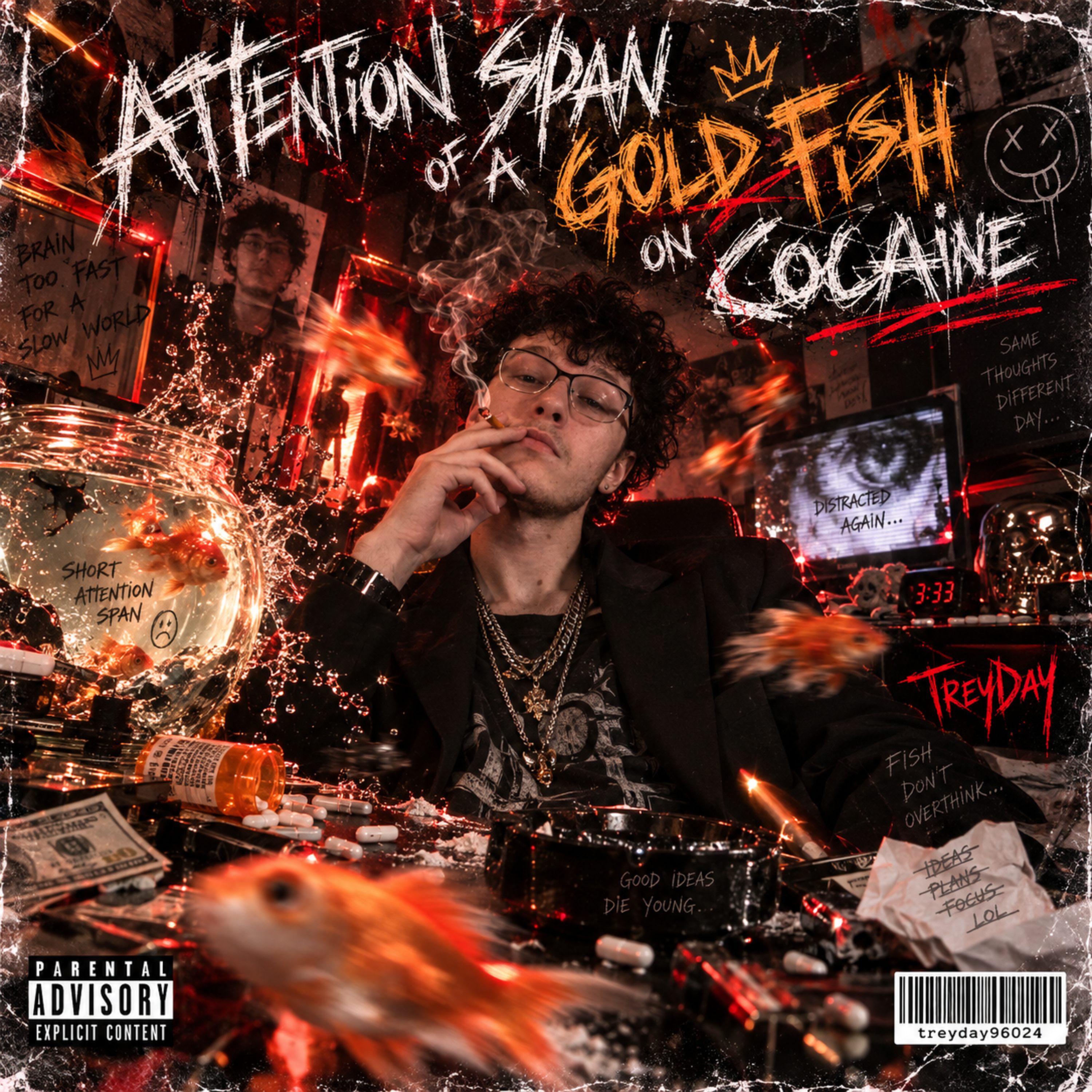 Attention Span Of A Goldfish On Cocaine by TreyDay96024 cover art
