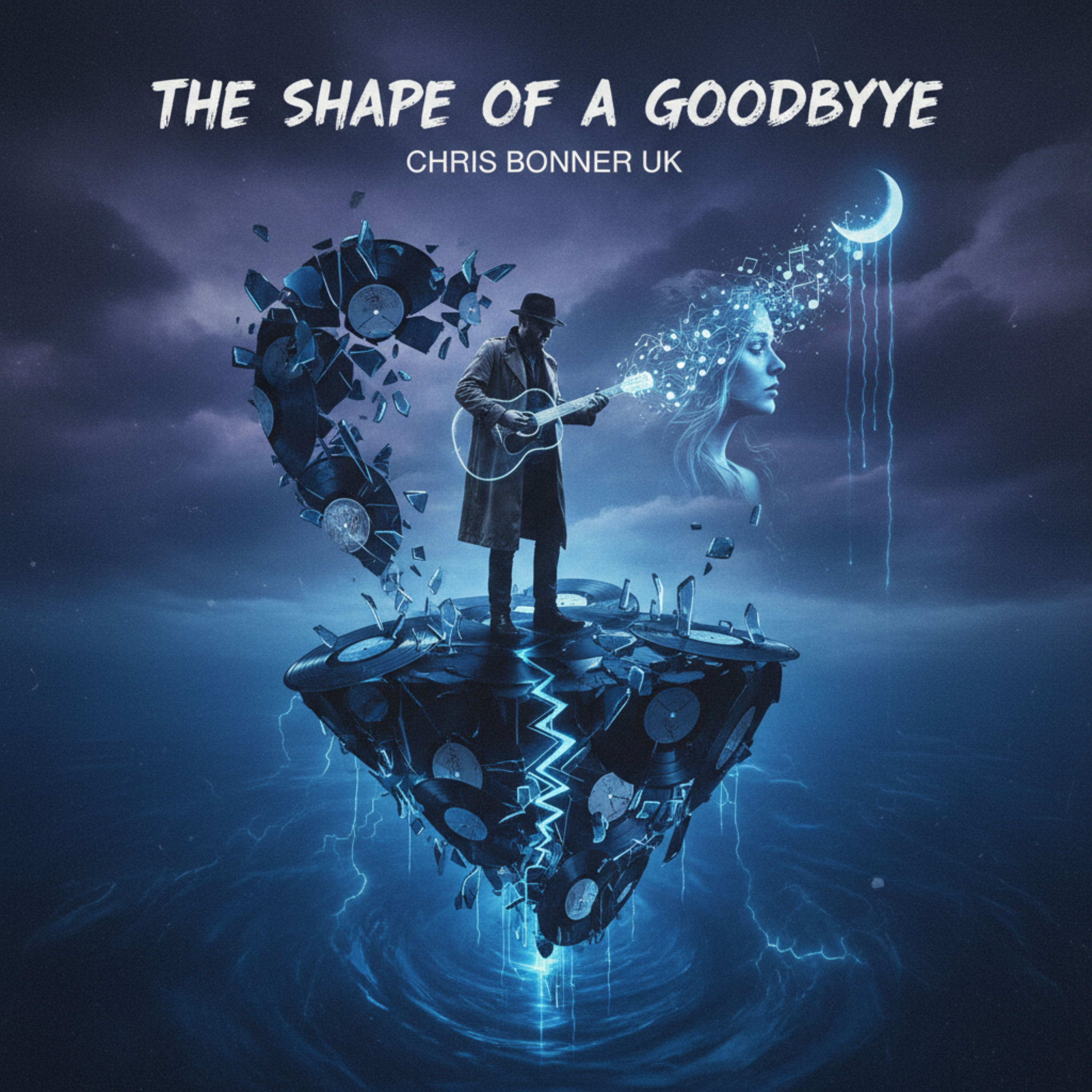 The Shape Of Goodbye by Chris Bonner UK cover art