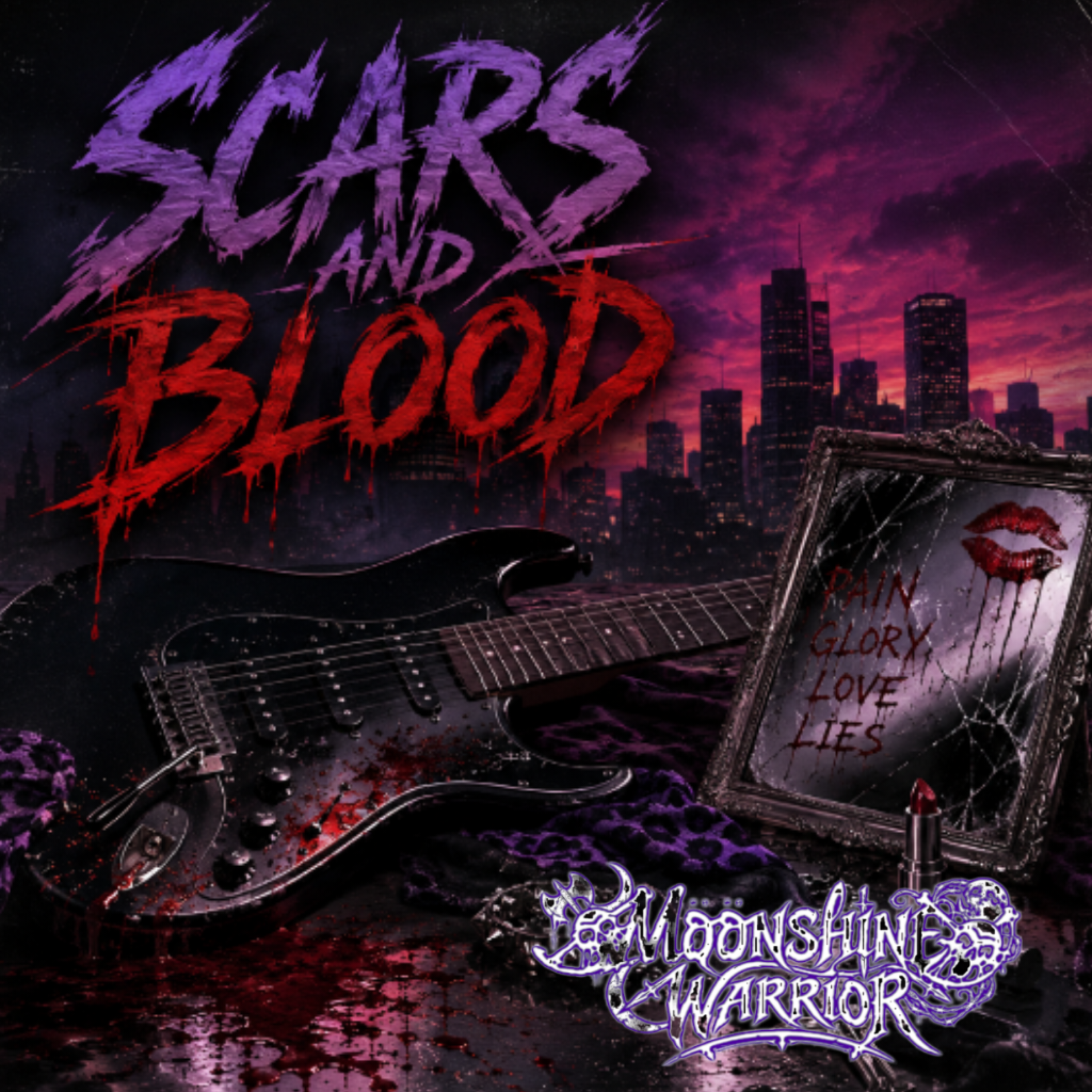 Scars and Blood by Moonshine Warrior cover art