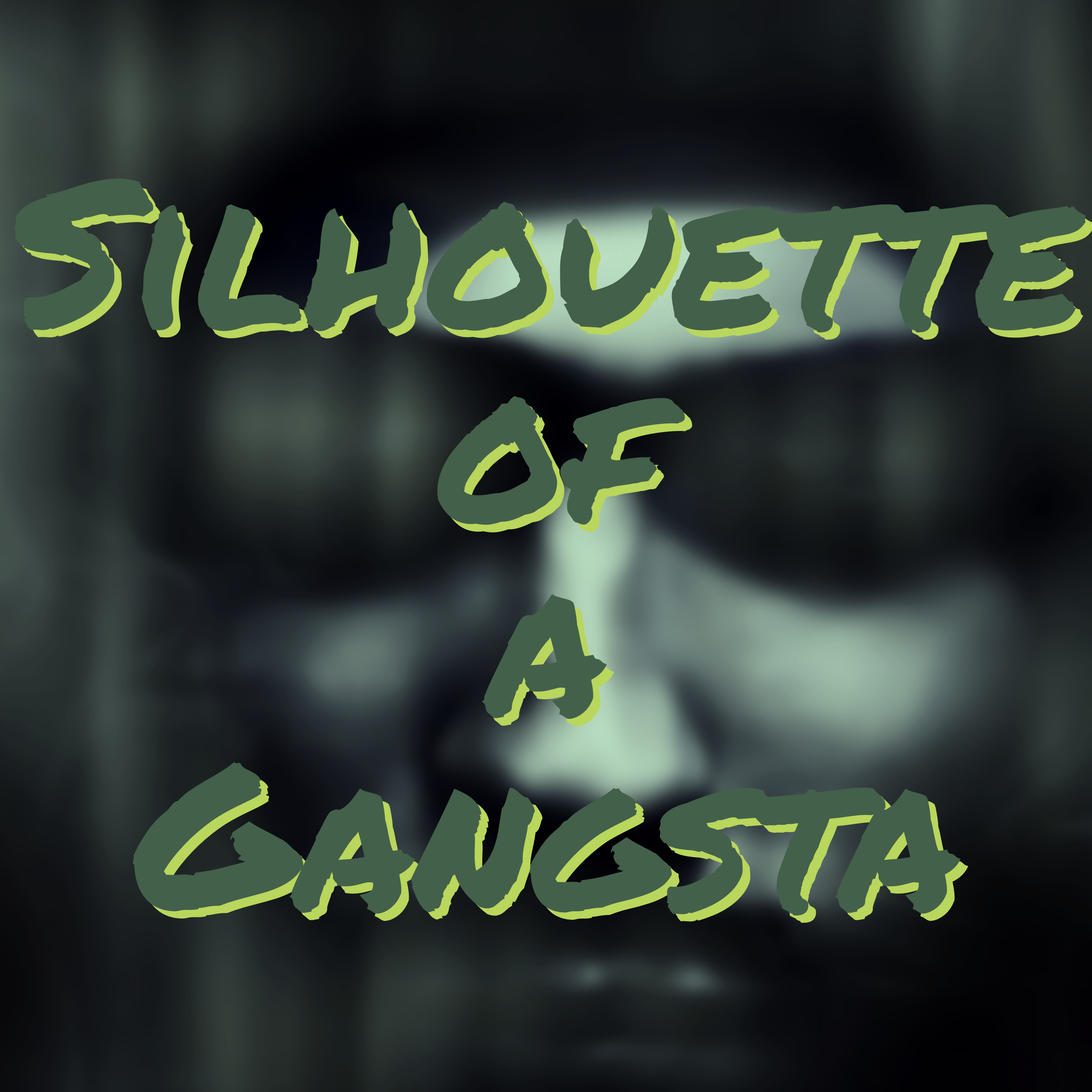 Silhouette of a Gangsta artwork