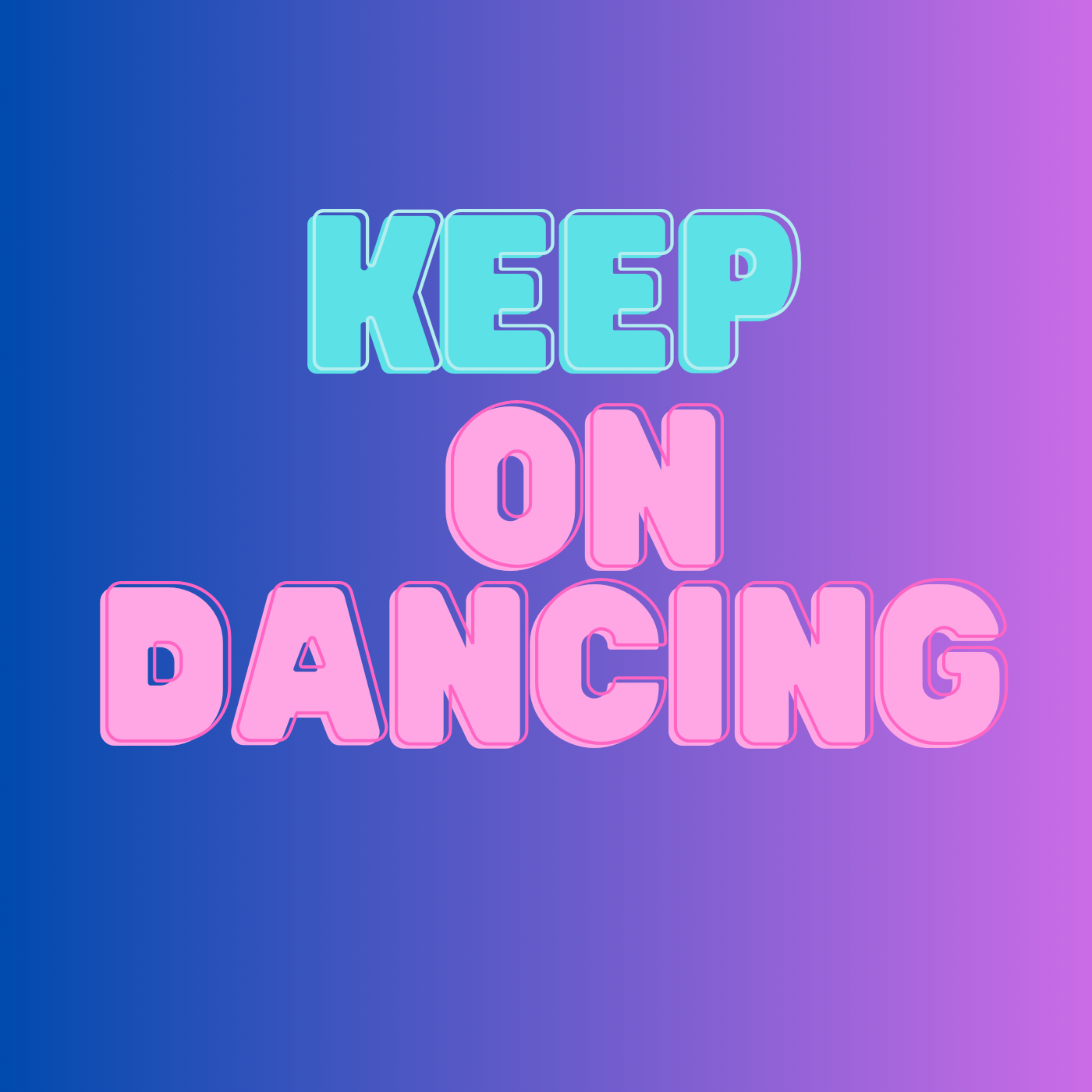 keep on dancing  remix artwork