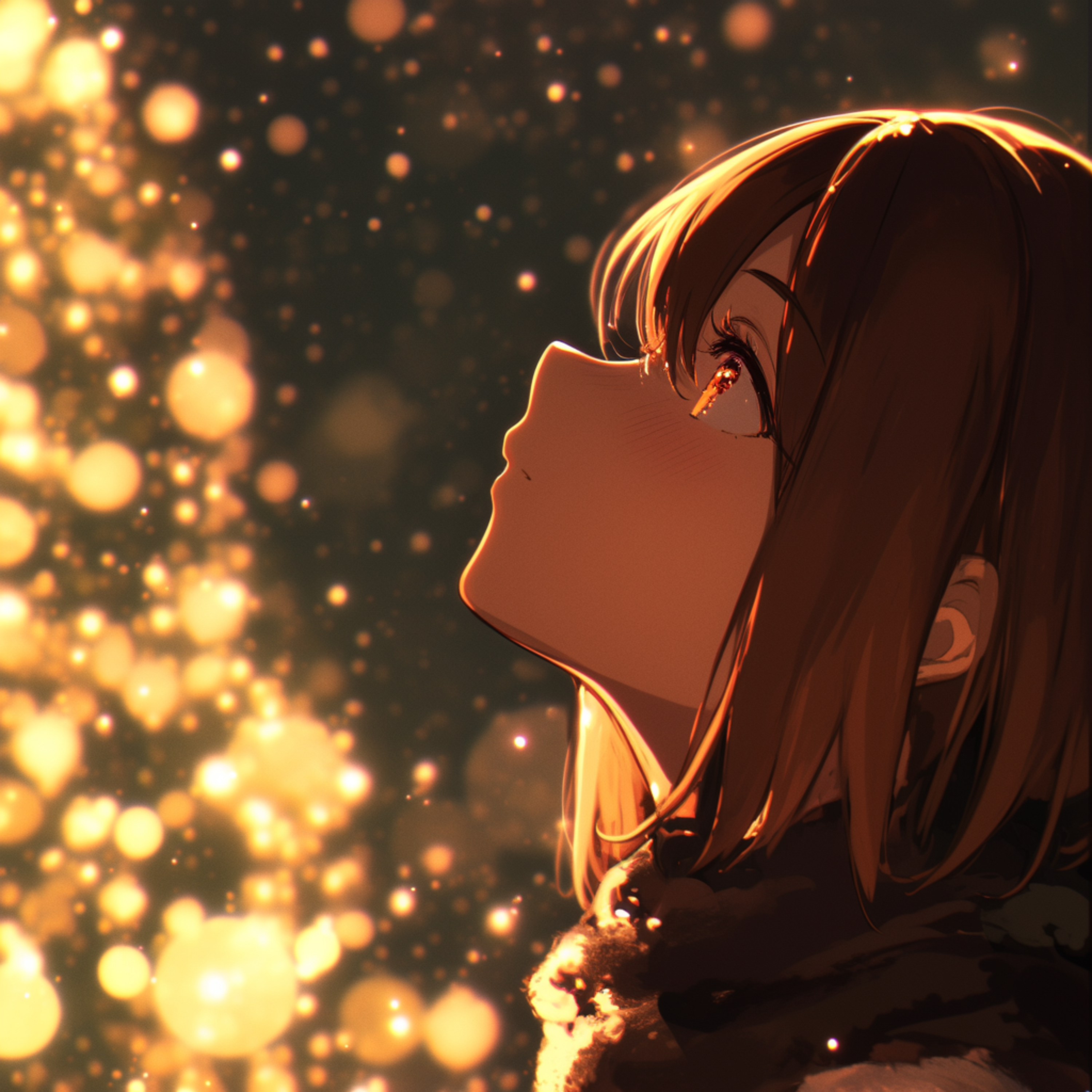 Christmas Night Lo fi artwork