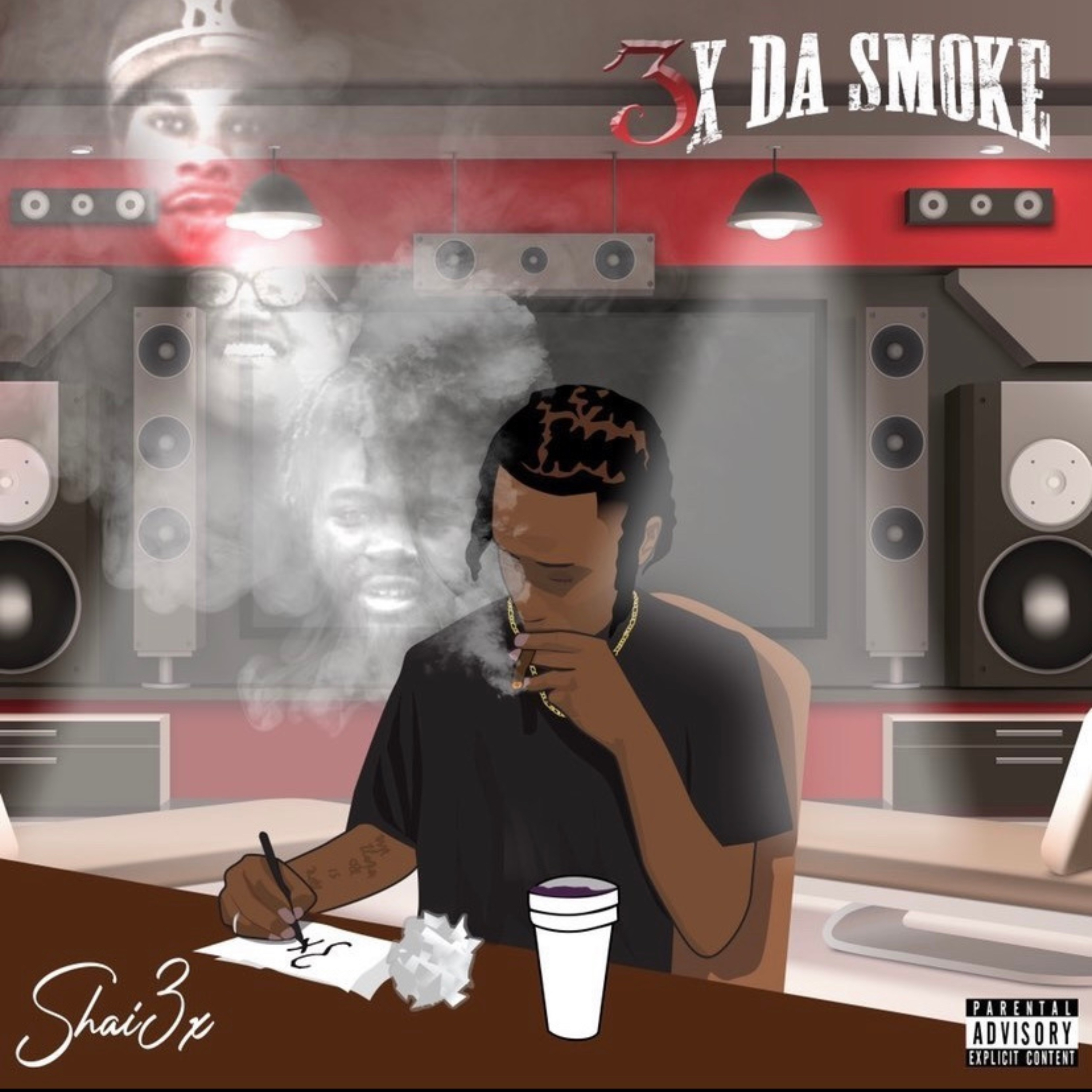 3x Da Smoke artwork