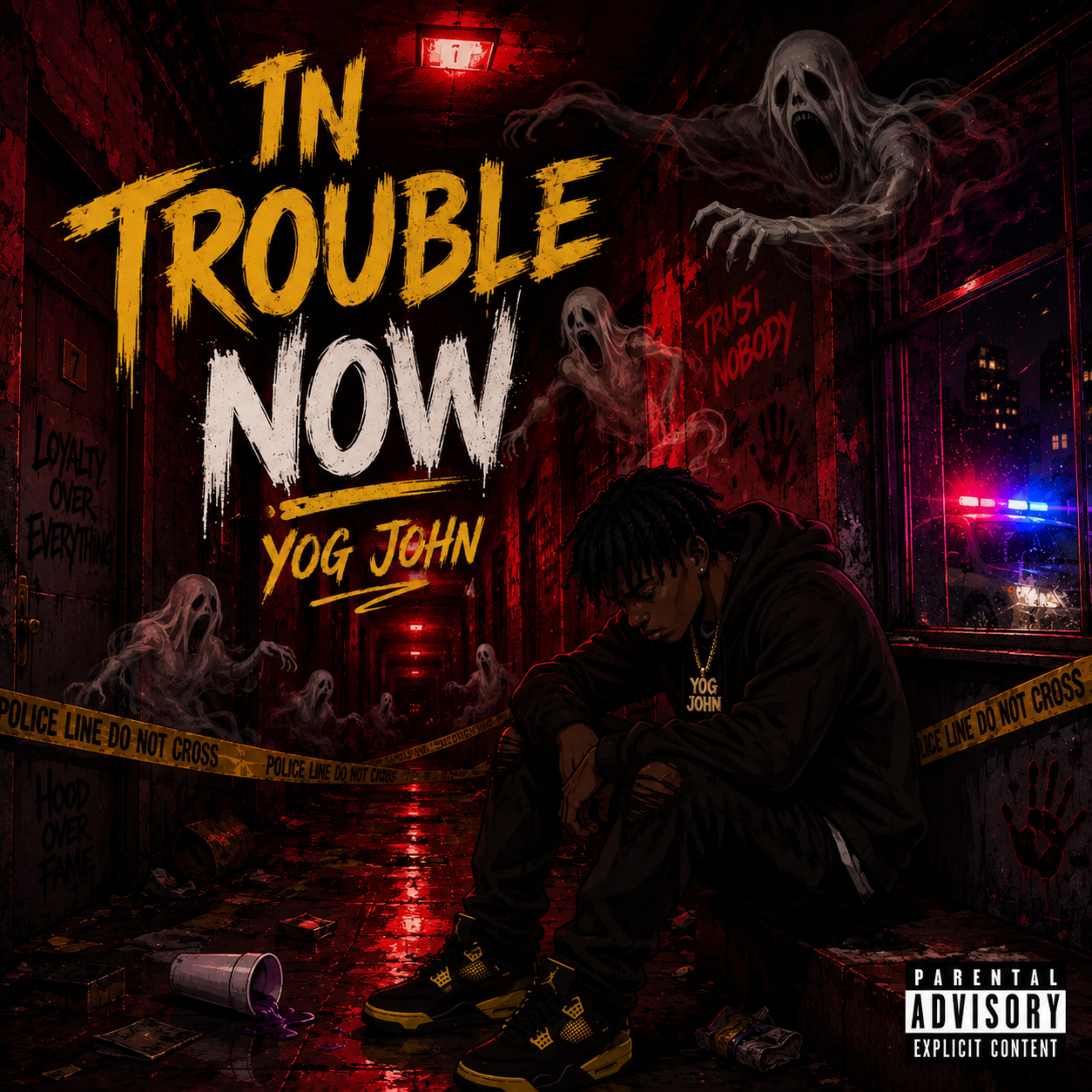In Trouble Now by Yog john cover art